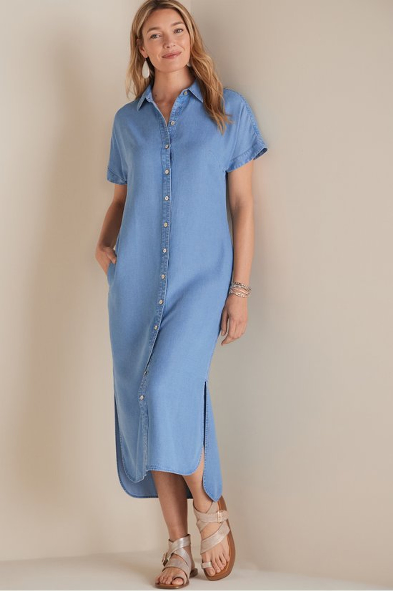 Je Veux Midi Shirtdress - Soft Surroundings Outlet
