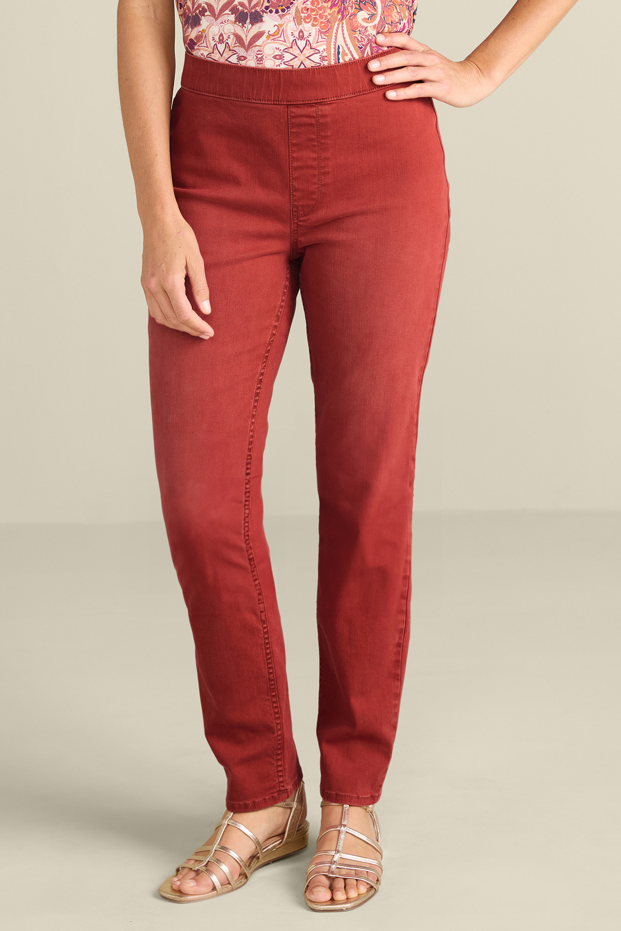 Ultimate Denim Pull-On Slim Leg Jeans - Soft Surroundings Outlet