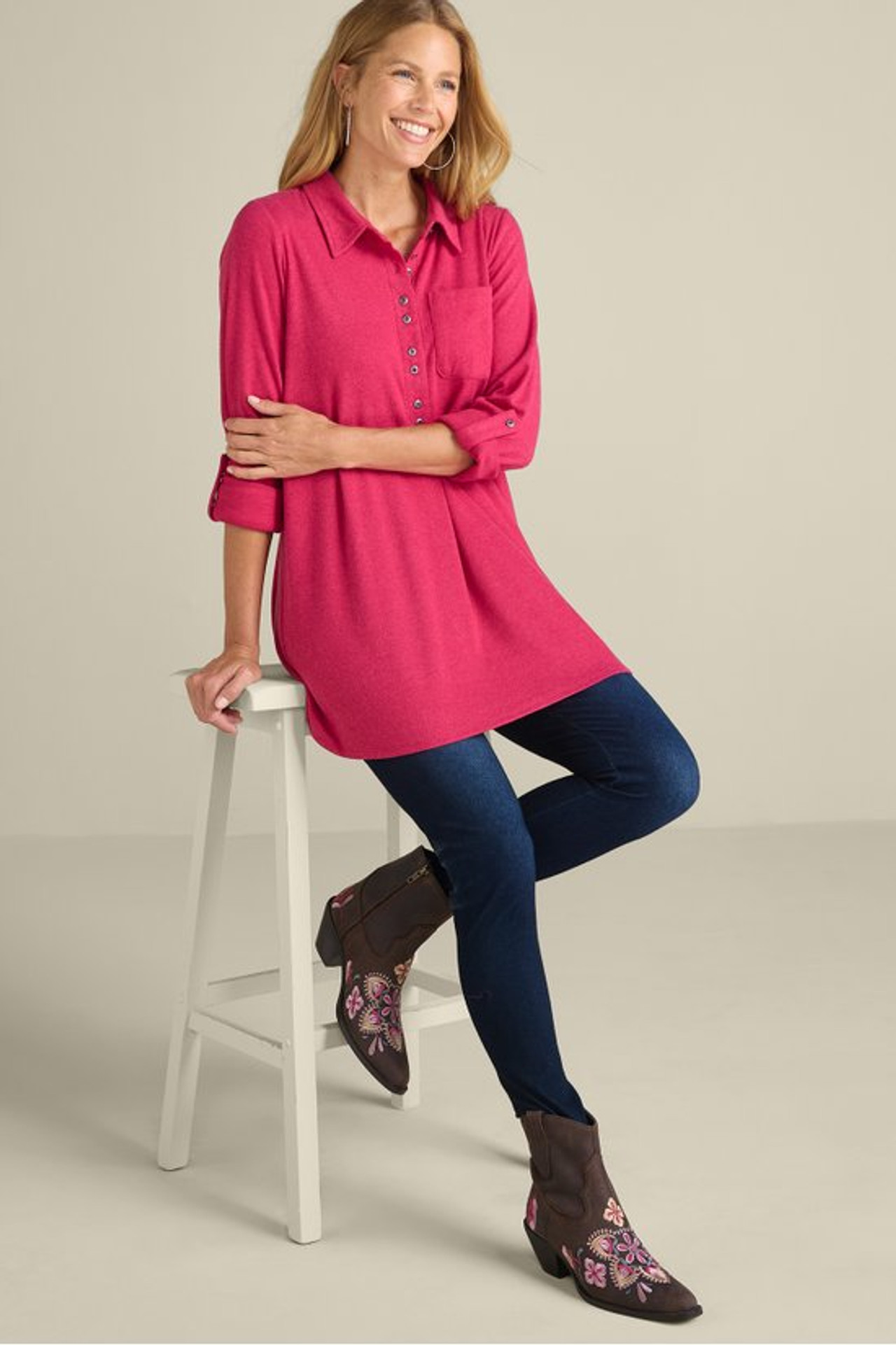 Take It Easy Tunic - Soft Surroundings Outlet