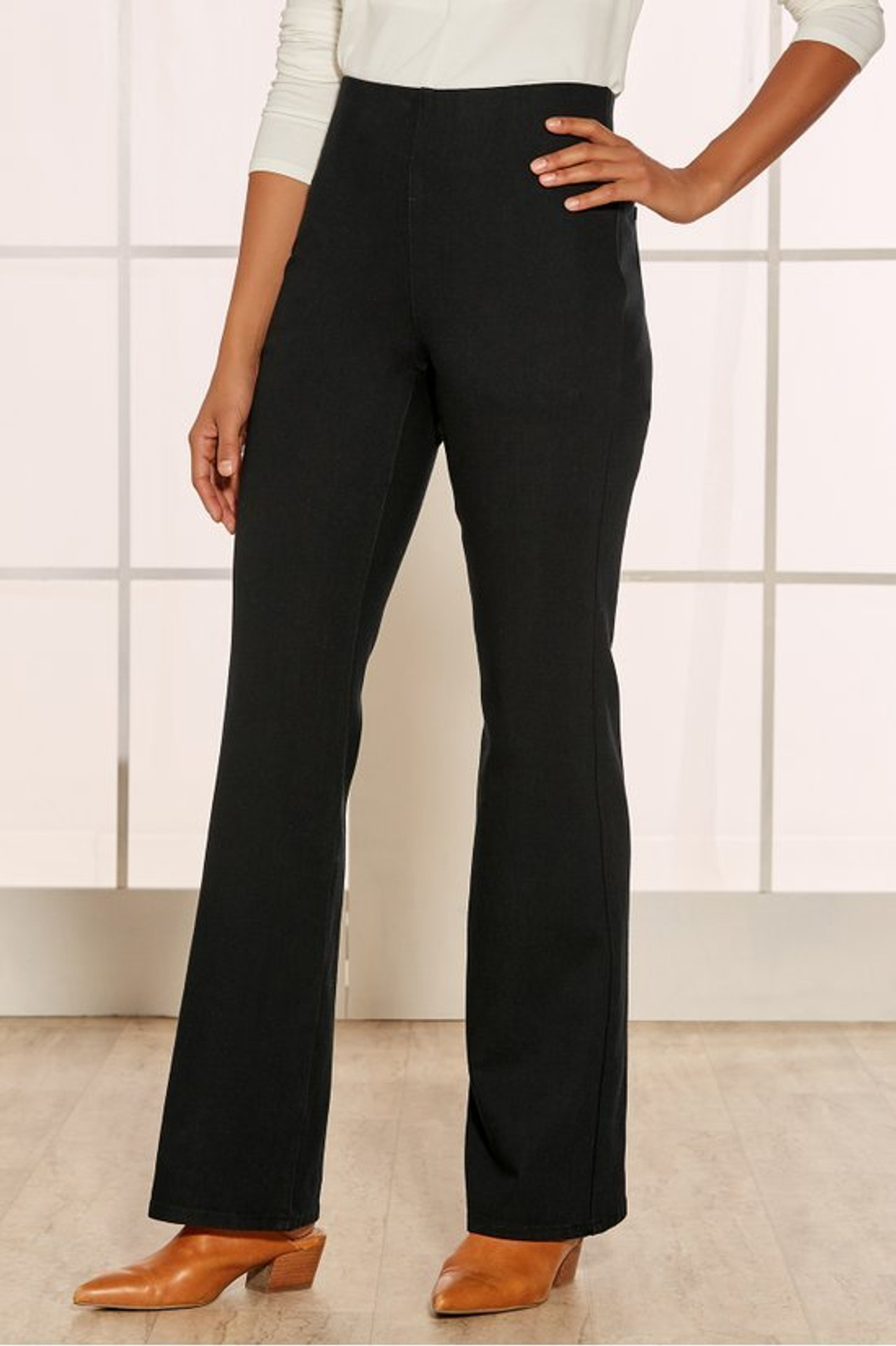 The Ultimate Denim Pull-On Bootcut Jeans - Soft Surroundings Outlet