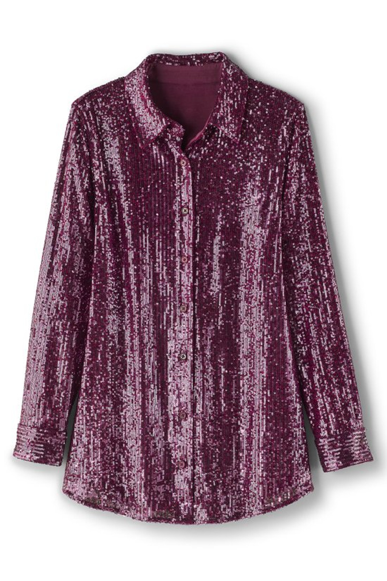 Sancerre Sequin Shirt - Soft Surroundings Outlet