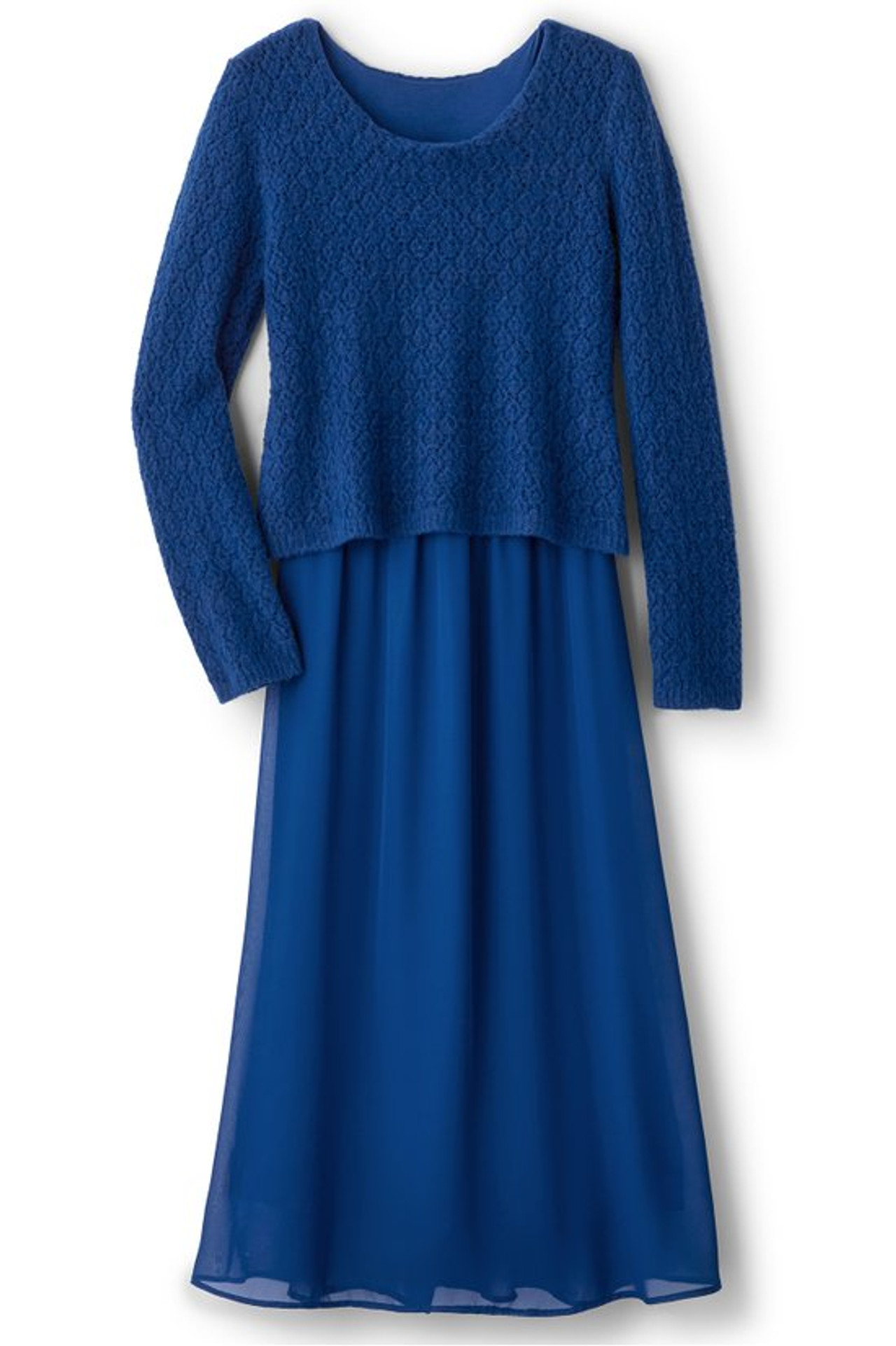 Cassie Pointelle Sweater Dress - Soft Surroundings Outlet