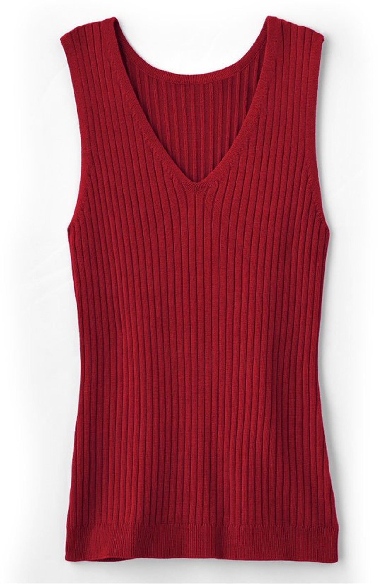 SoftEssential™ Ribbed Sweater Tank - Soft Surroundings Outlet