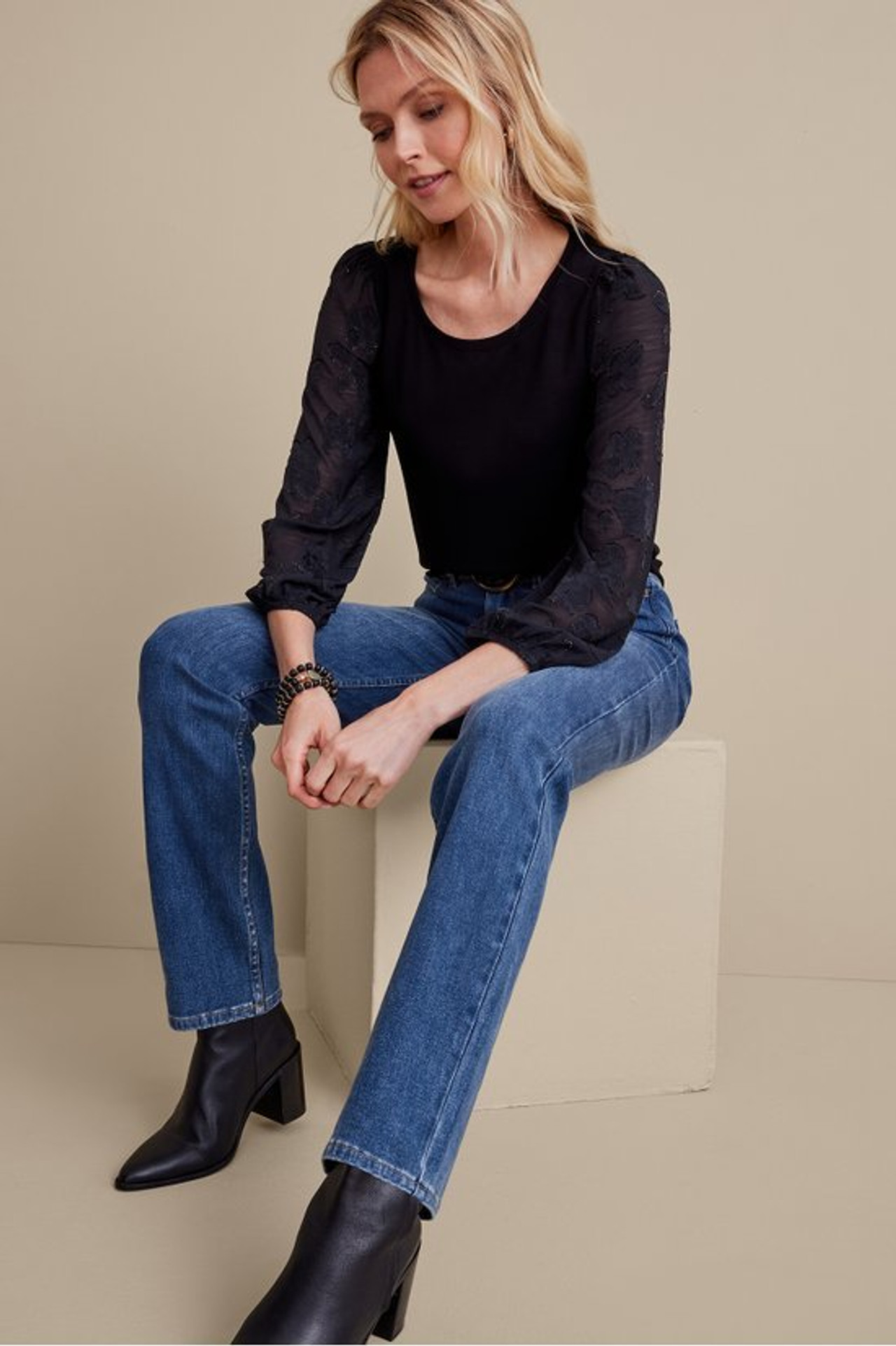 Ultimate Denim Straight Leg Jeans - Soft Surroundings Outlet