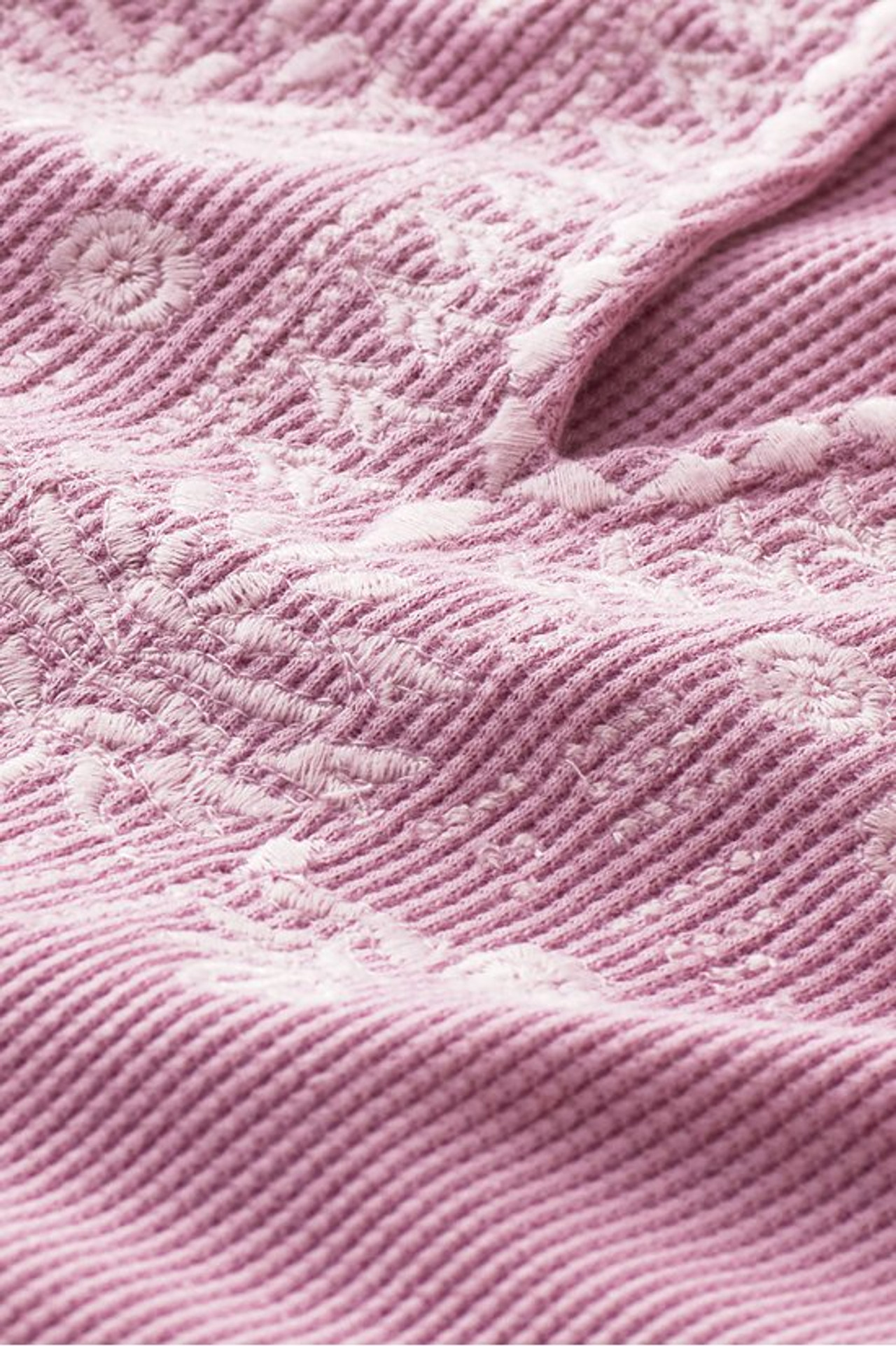 Mya Embroidered Waffle Tunic - Soft Surroundings Outlet