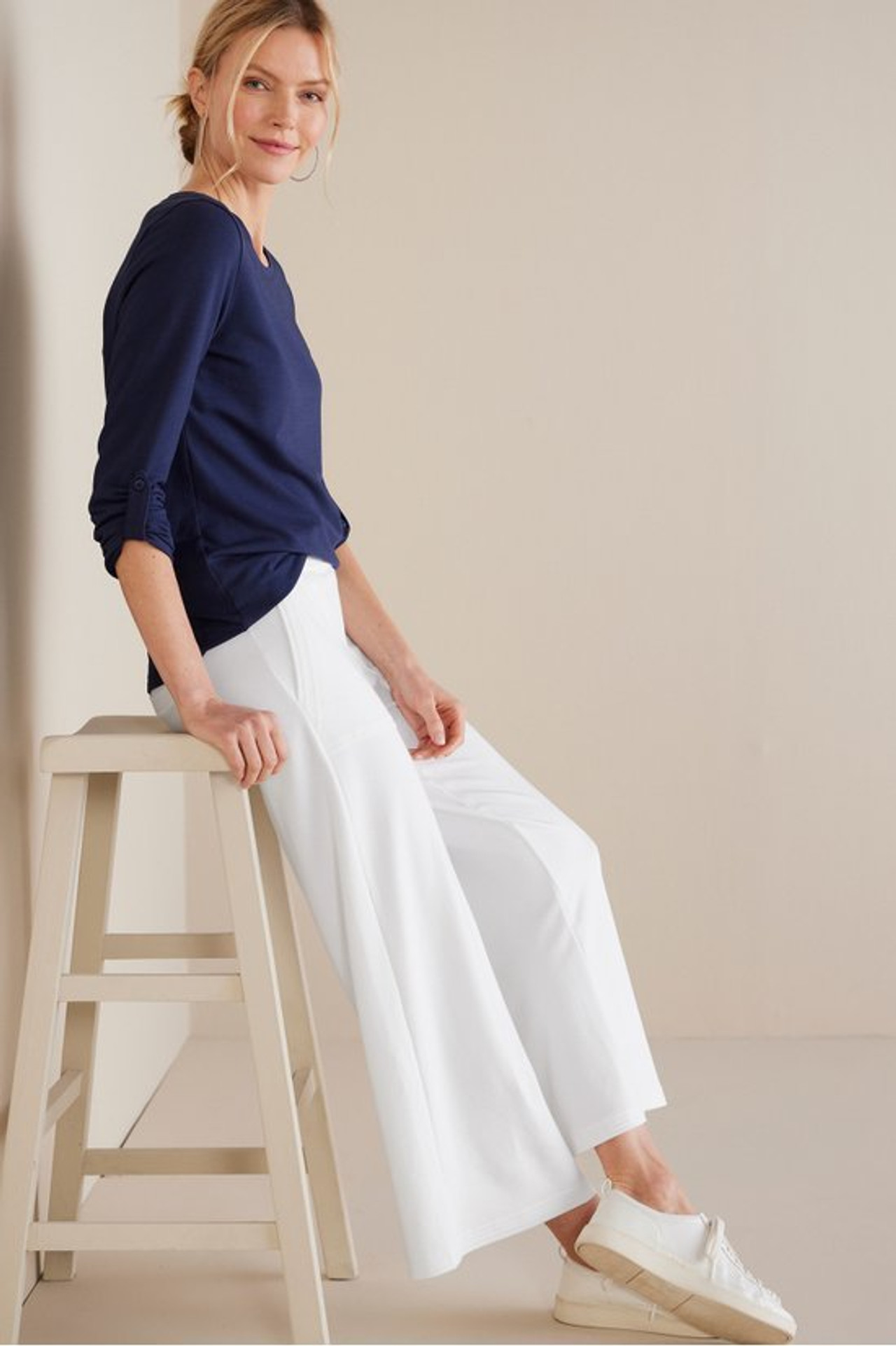 Fina French Terry Crop Pants - Soft Surroundings Outlet