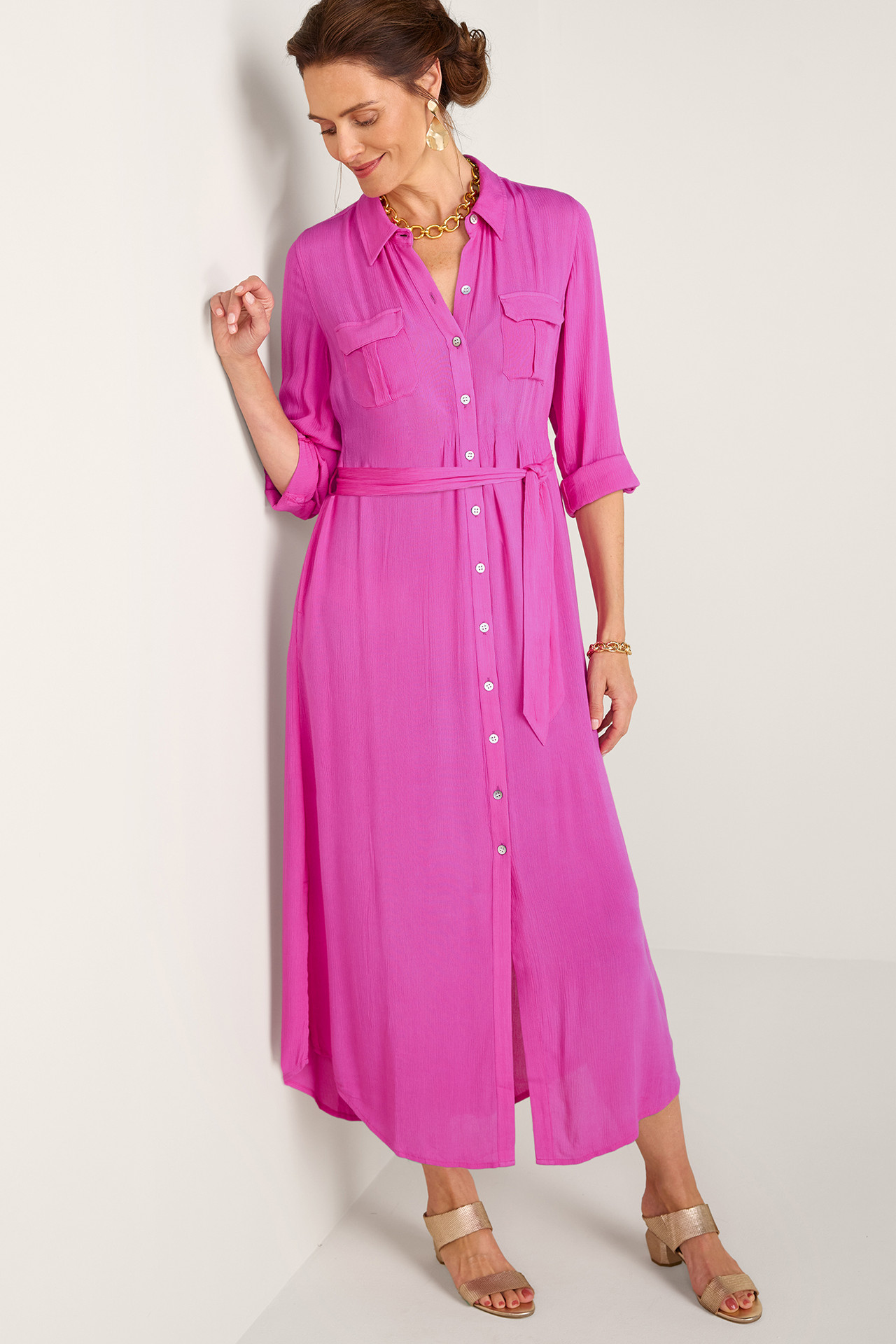 Zanya Gauze Maxi Dress - Soft Surroundings Outlet