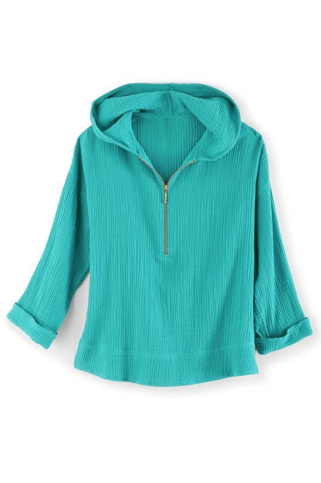 Kemia Gauze Hoodie - Soft Surroundings Outlet