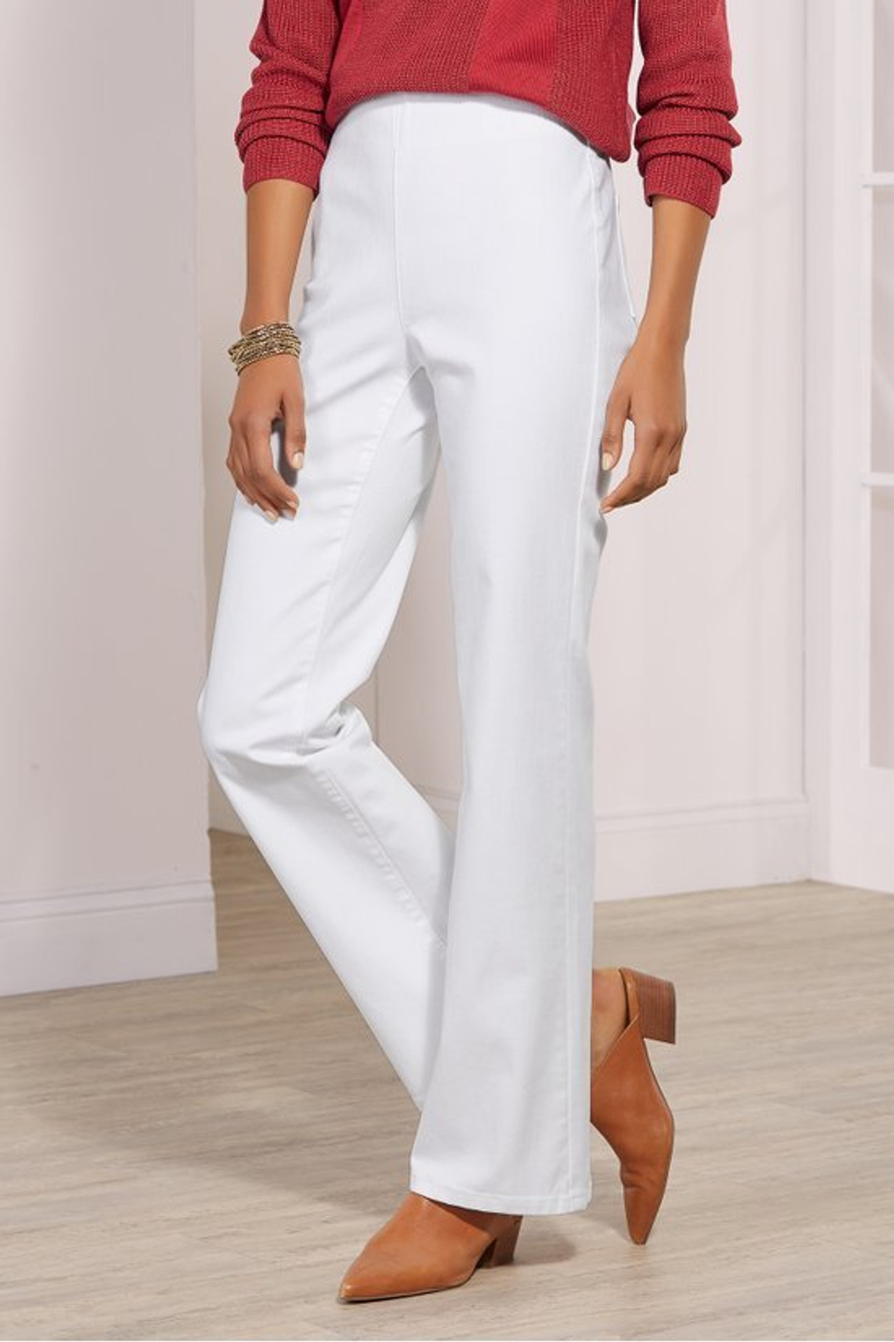 The Ultimate Denim Pull-On Bootcut Jeans - Soft Surroundings Outlet