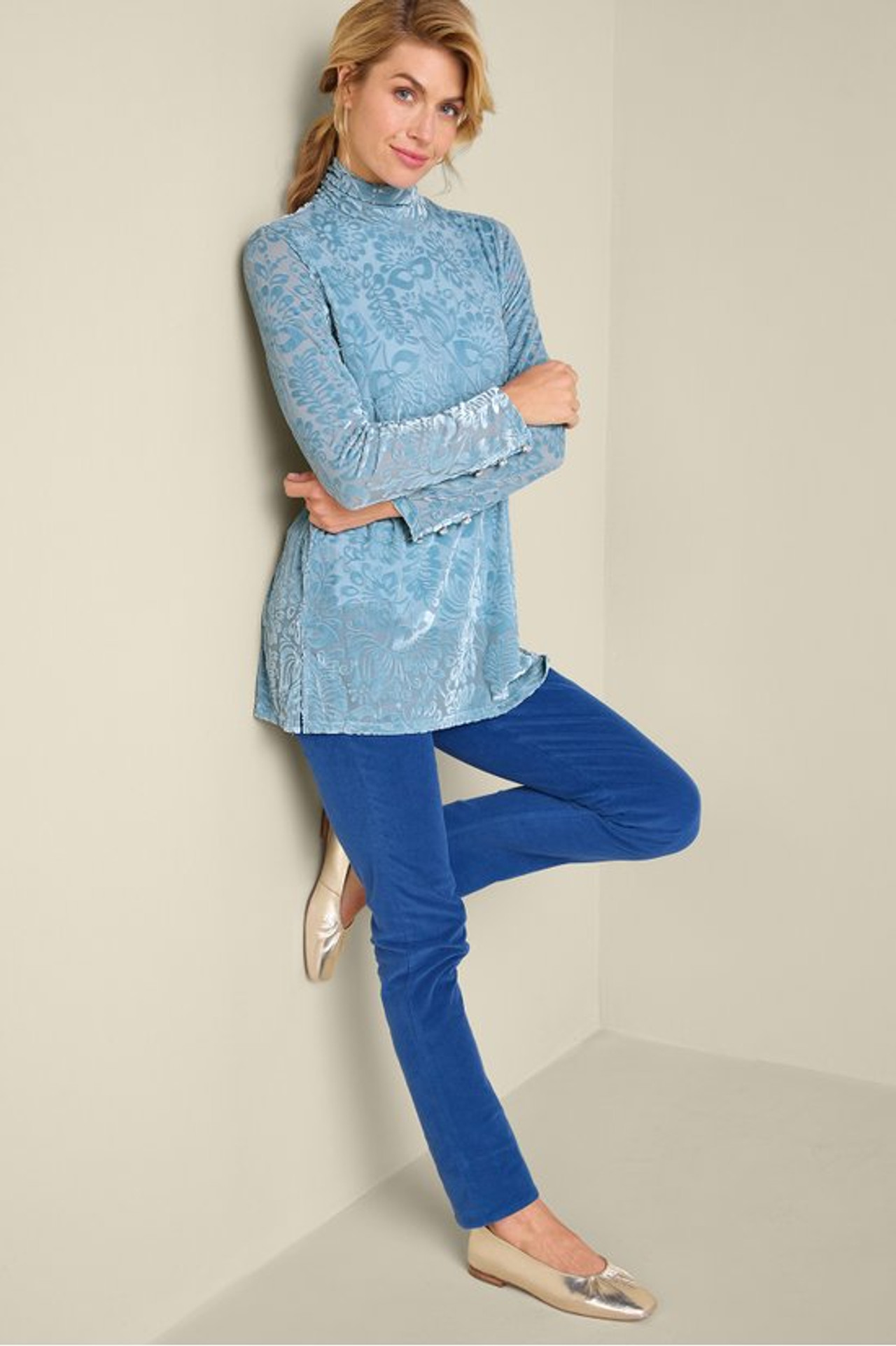 Walden Velvet Turtleneck - Soft Surroundings Outlet