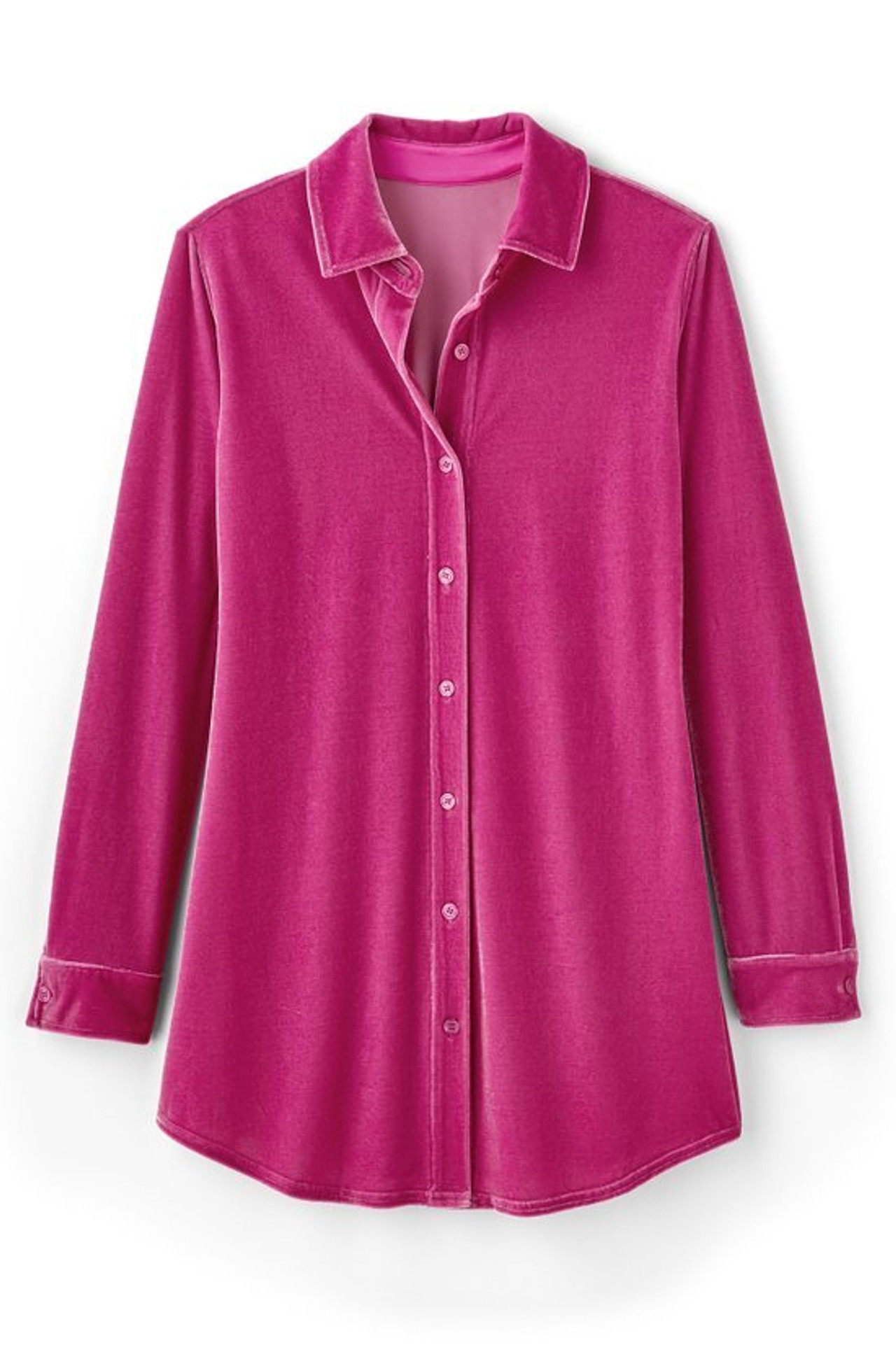 Velvet Boyfriend Tunic Shirt - Soft Surroundings Outlet