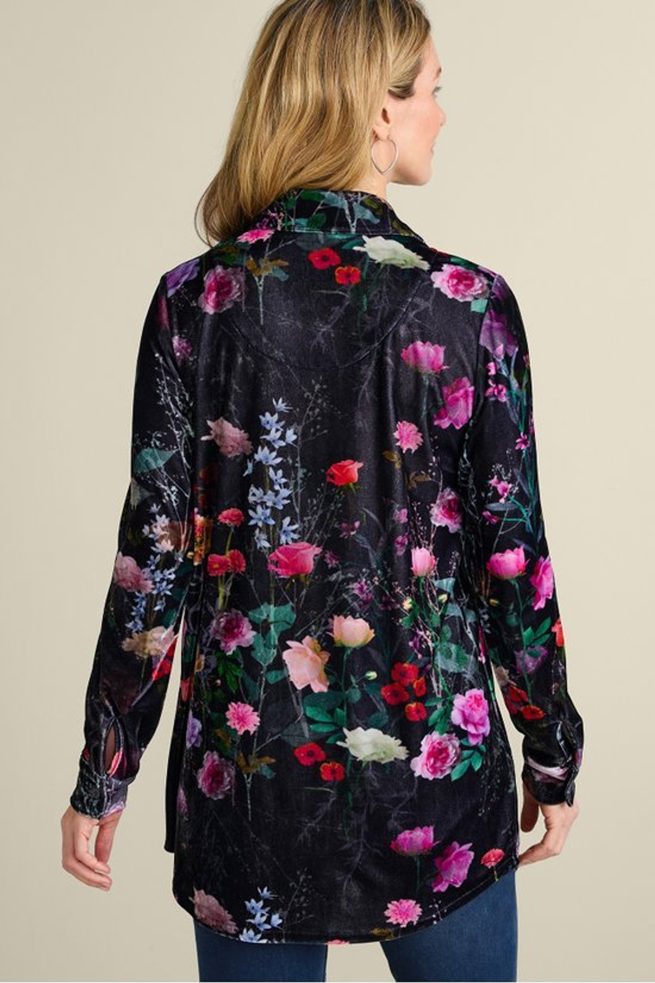 Velvet Boyfriend Tunic Shirt - Soft Surroundings Outlet