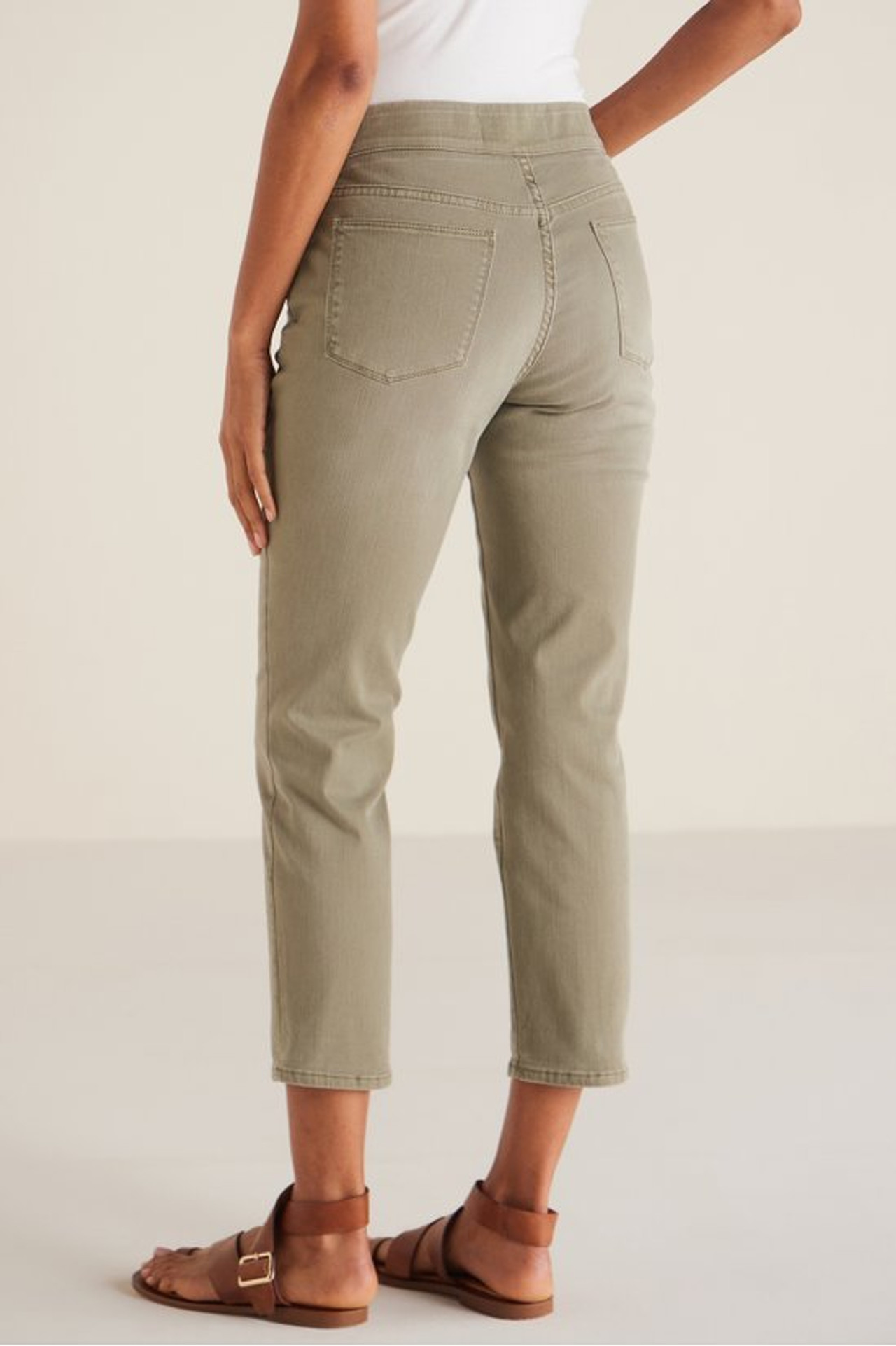 The Ultimate Denim Pull-On Crop - Soft Surroundings Outlet