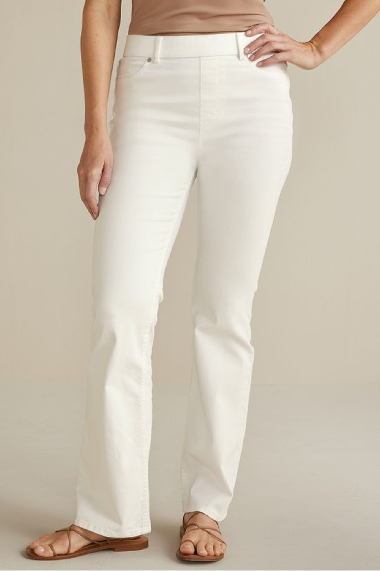 Ultimate Denim Pull-On Bootcut Jeans - Soft Surroundings Outlet