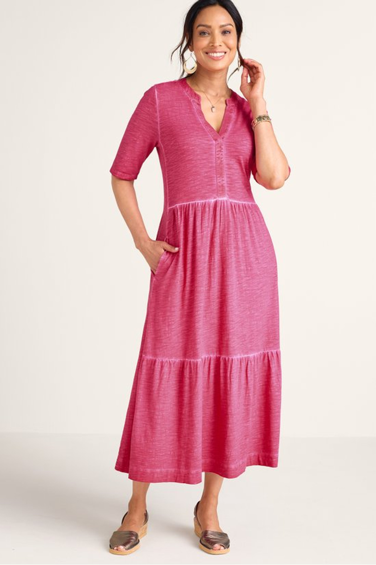 Raquel Midi Dress - Soft Surroundings Outlet