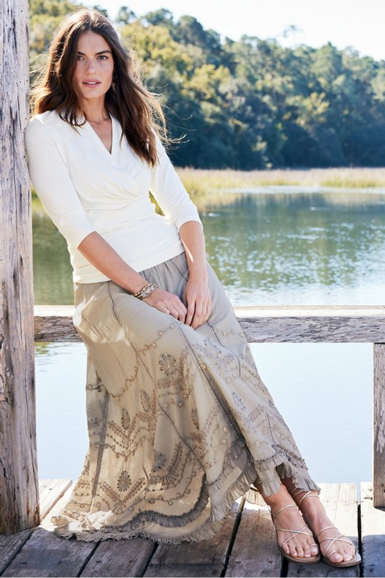 Portia Skirt - Soft Surroundings Outlet