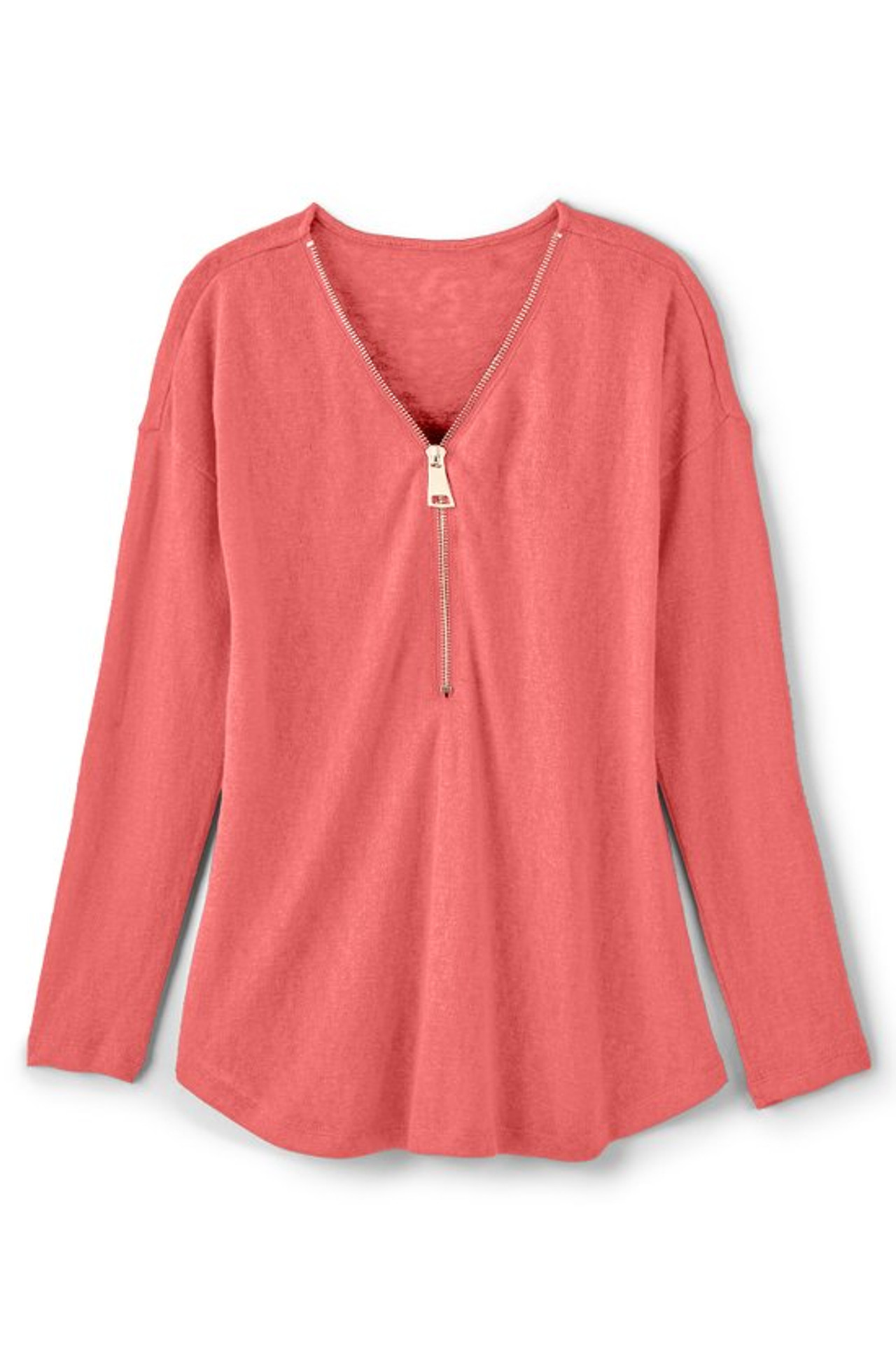 Valentina Zip Sweater - Soft Surroundings Outlet