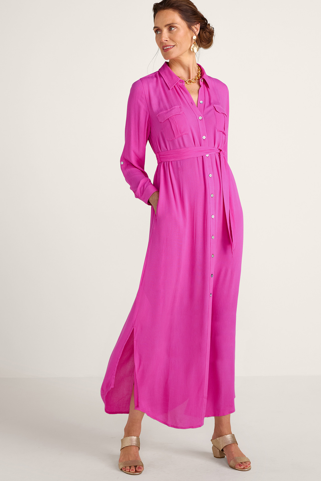 Zanya Gauze Maxi Dress - Soft Surroundings Outlet