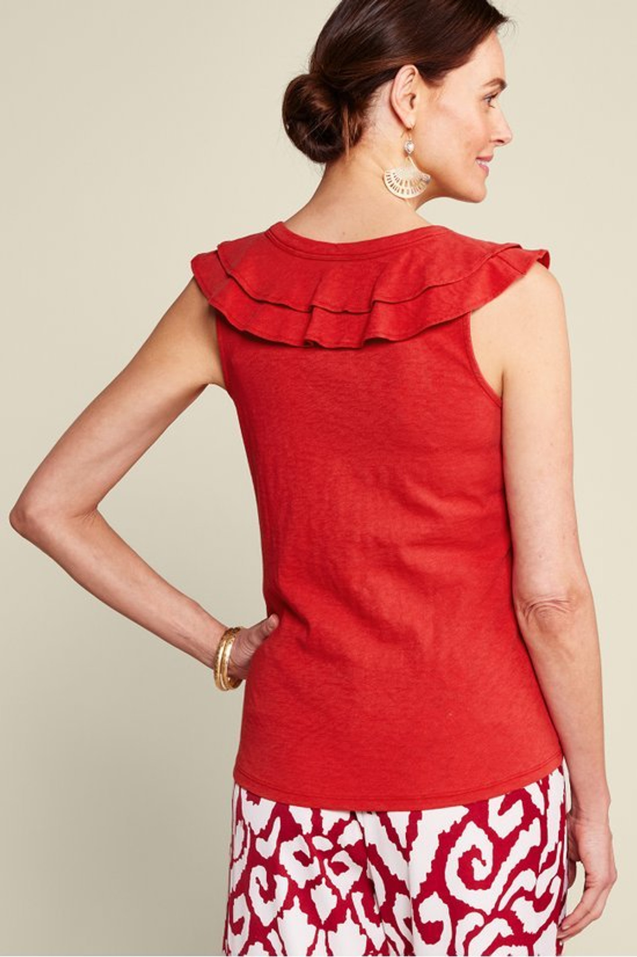 Marybeth Ruffle Tank - Soft Surroundings Outlet