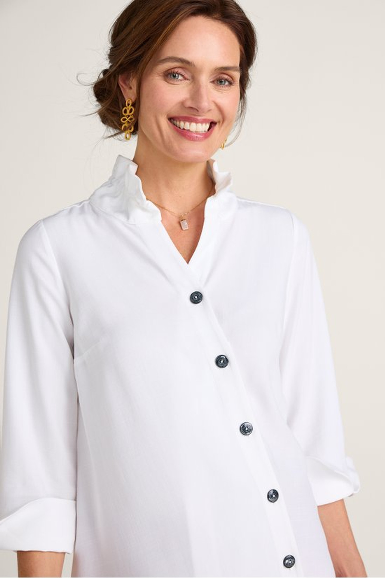 Brea Asymmetric Shirt - Soft Surroundings Outlet
