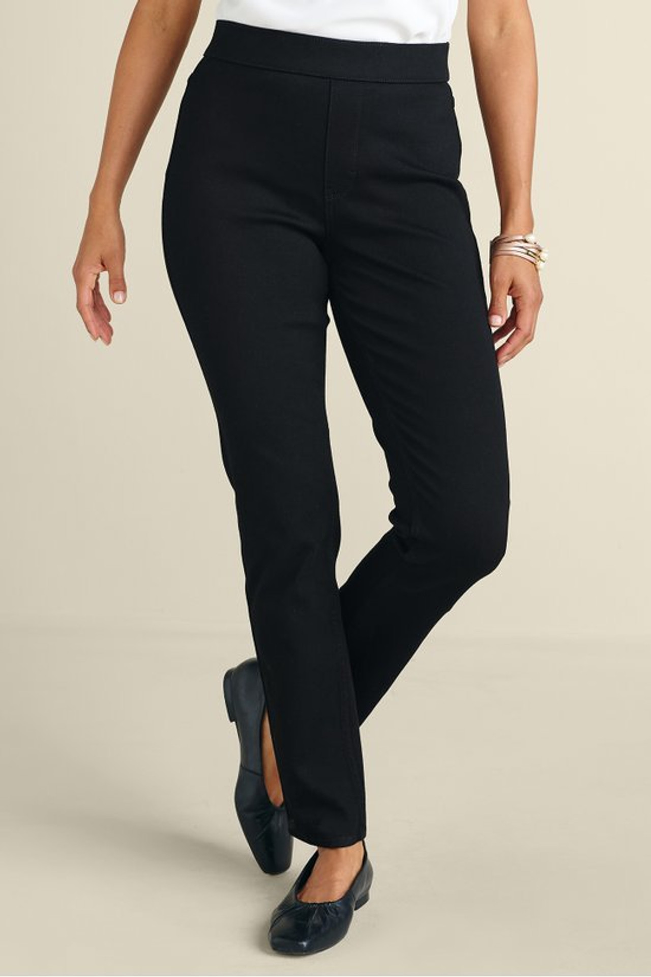 Ultimate Denim Pull-On Slim Leg Jeans - Soft Surroundings Outlet