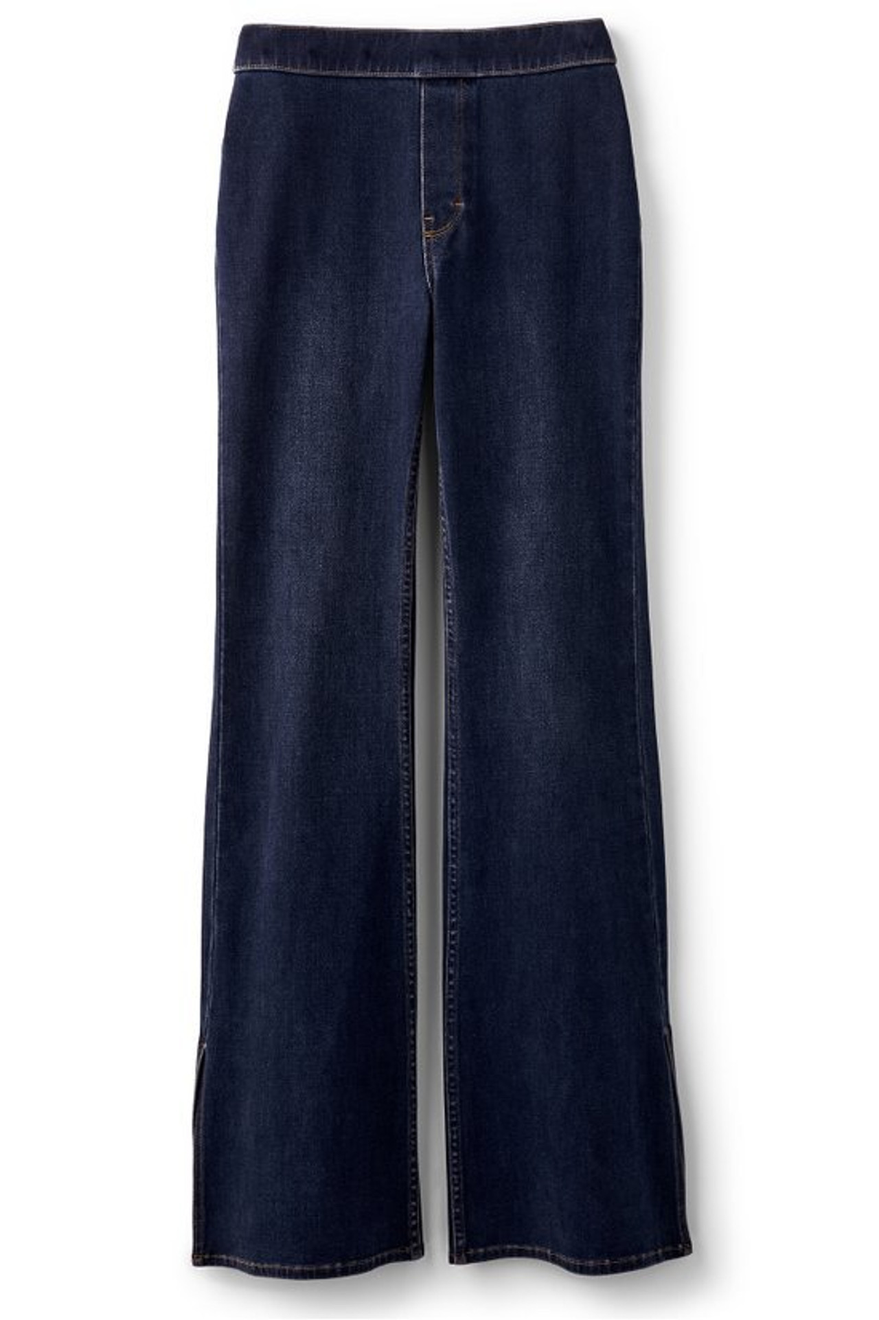Ultimate Denim Slit Hem Flare Jeans - Soft Surroundings Outlet