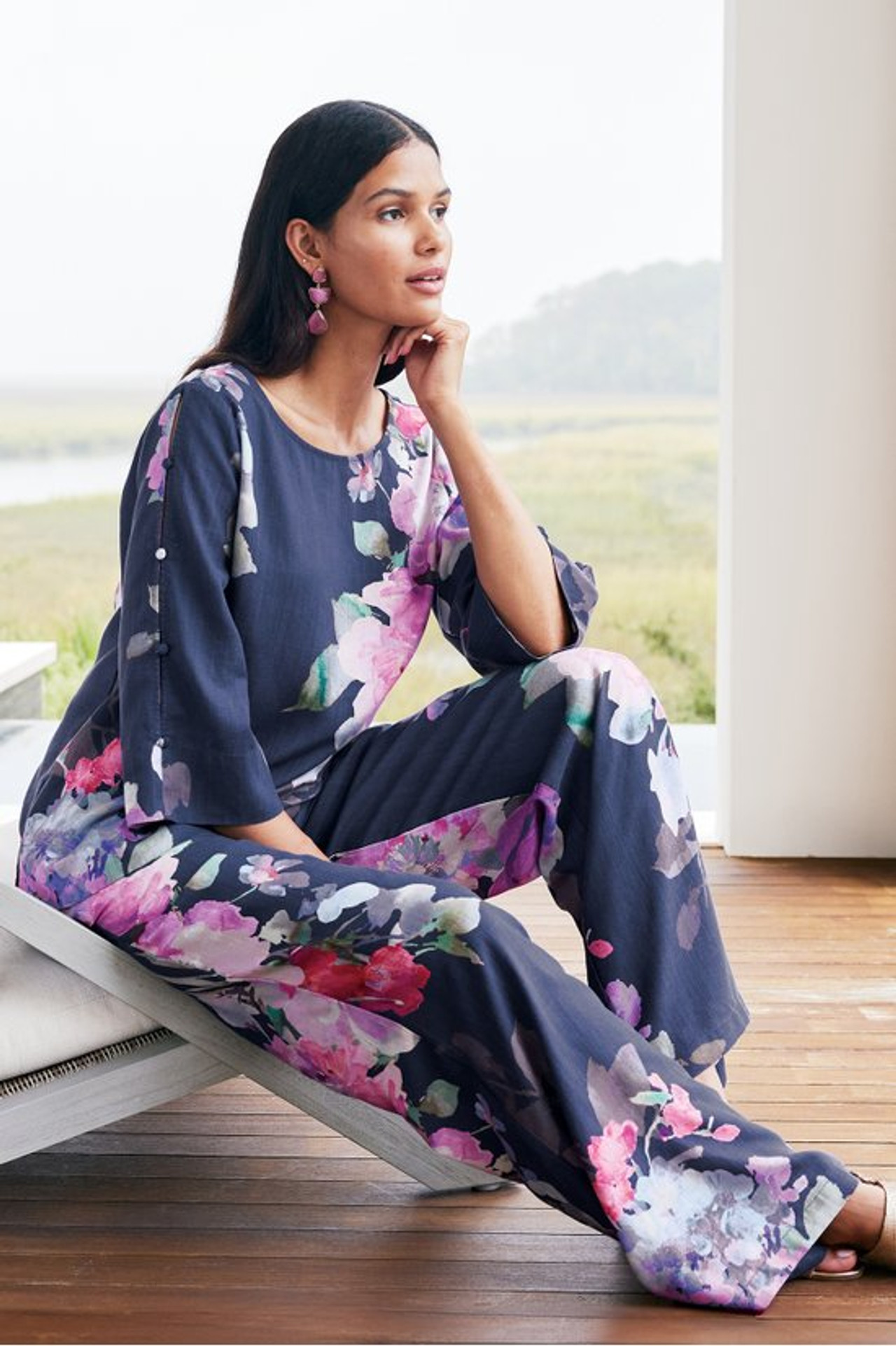 Lizette Wide-Leg Pant - Soft Surroundings Outlet