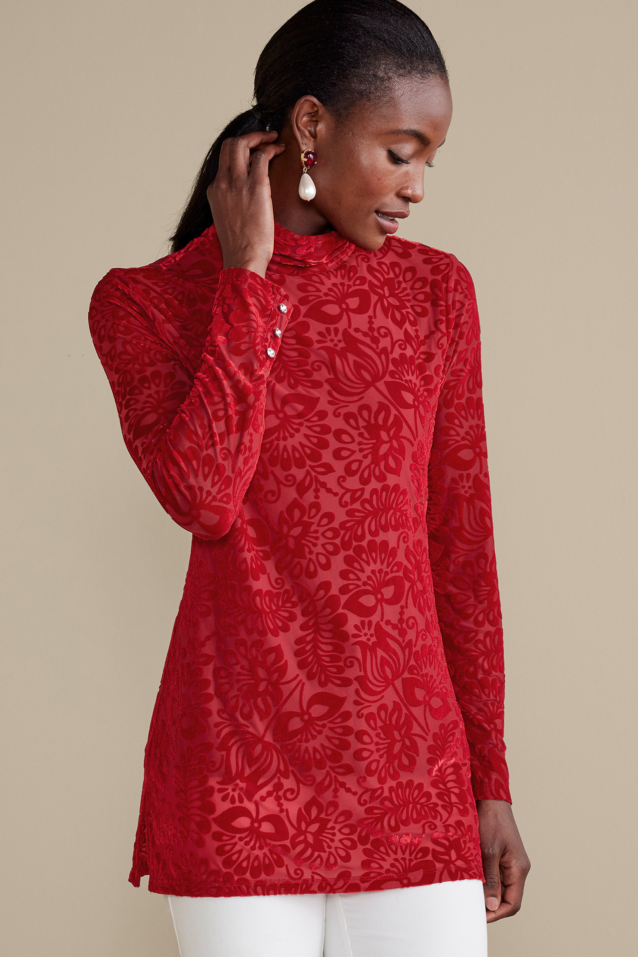 Walden Velvet Turtleneck - Soft Surroundings Outlet