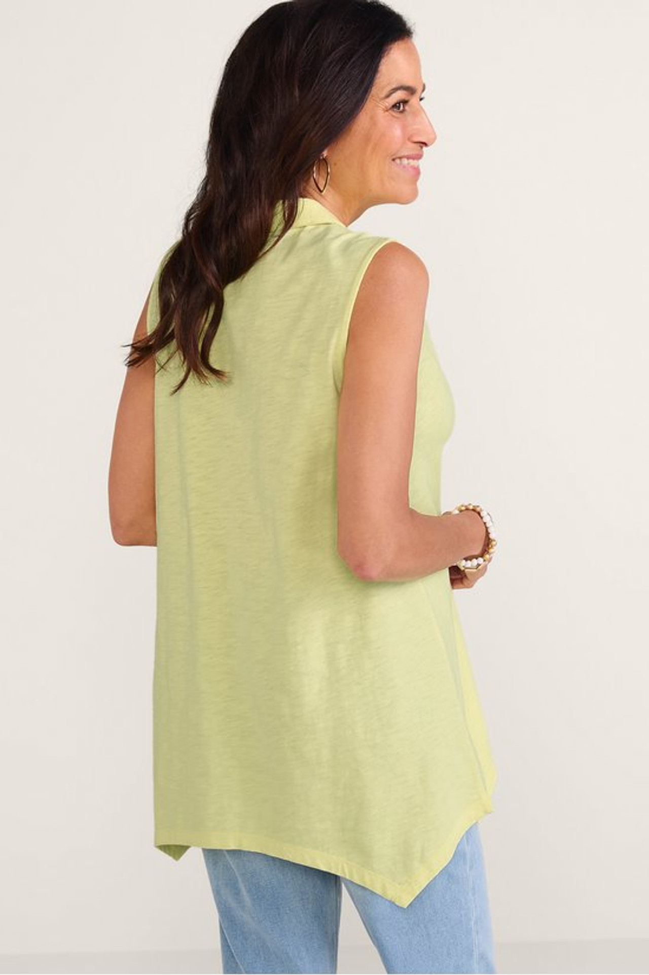 Danielle Button Sleeveless Tunic - Soft Surroundings Outlet