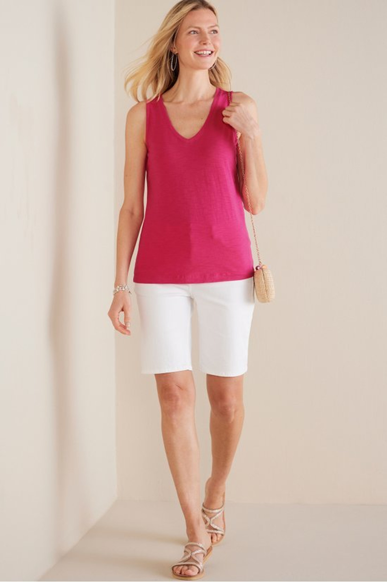 Mistral Supima® Slub Tank - Soft Surroundings Outlet