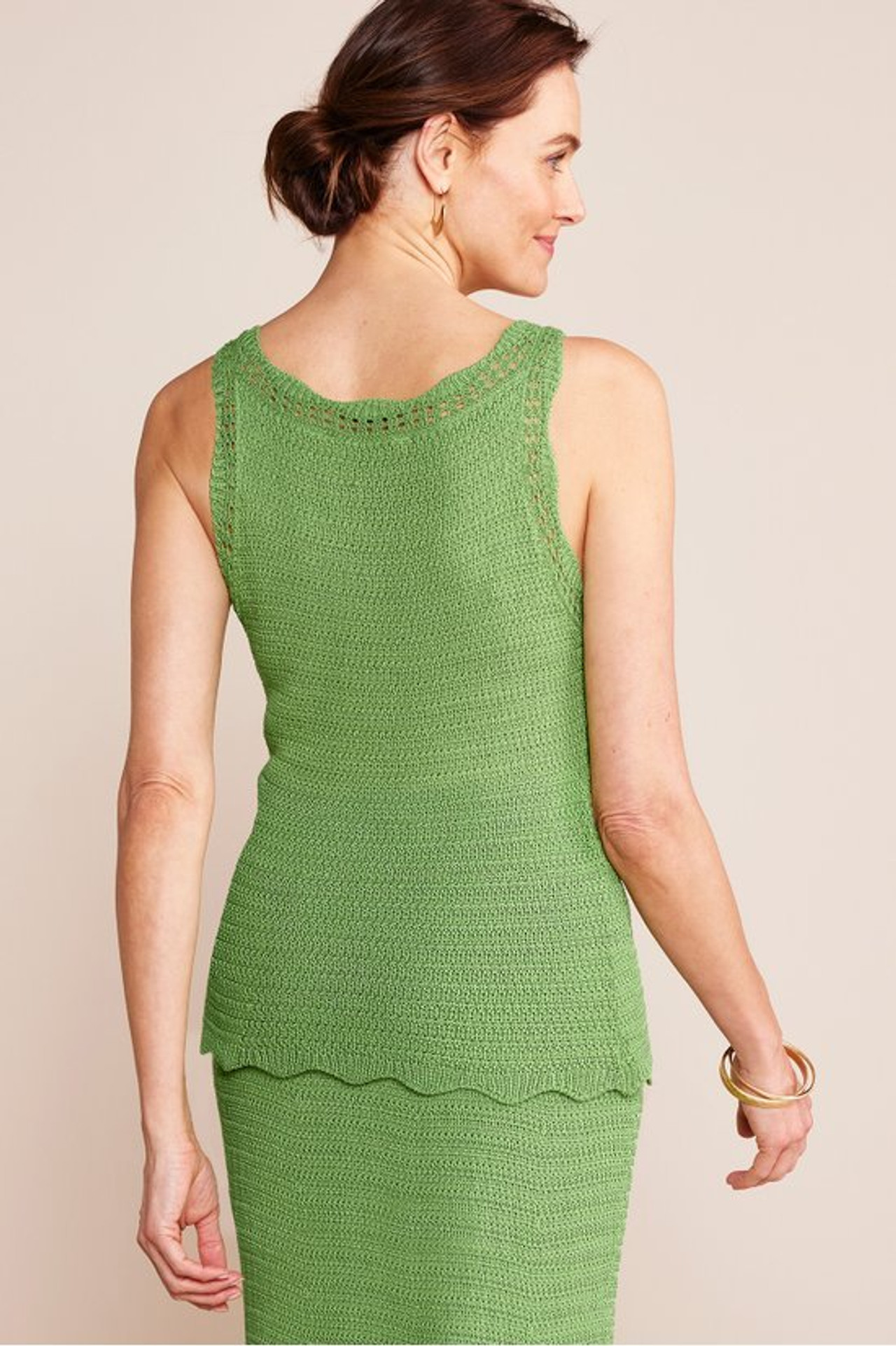 April Crochet Sweater Tank - Soft Surroundings Outlet