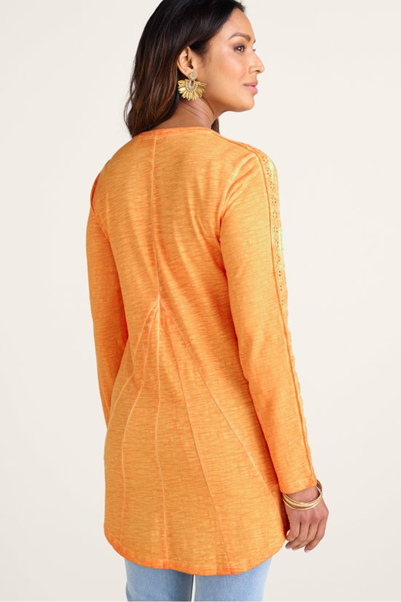 Joan Eyelet Tunic - Soft Surroundings Outlet