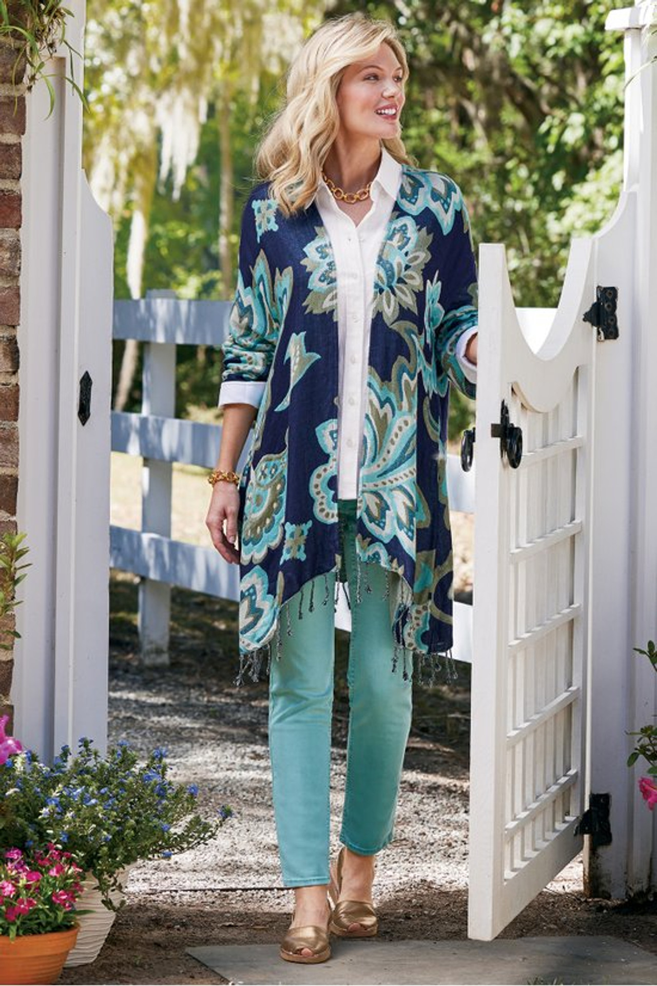 Ultimate Denim Pull-On Slim Leg Jeans - Soft Surroundings Outlet