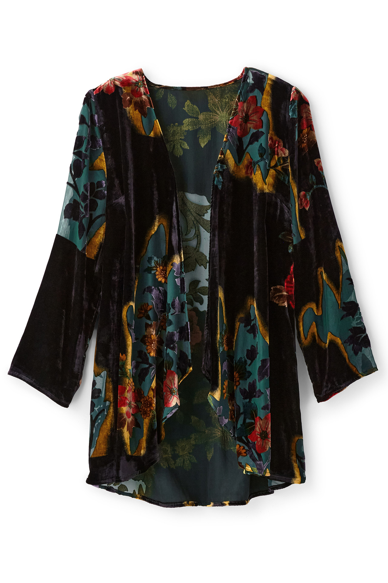 Aaliyah Floral Velvet Topper - Soft Surroundings Outlet