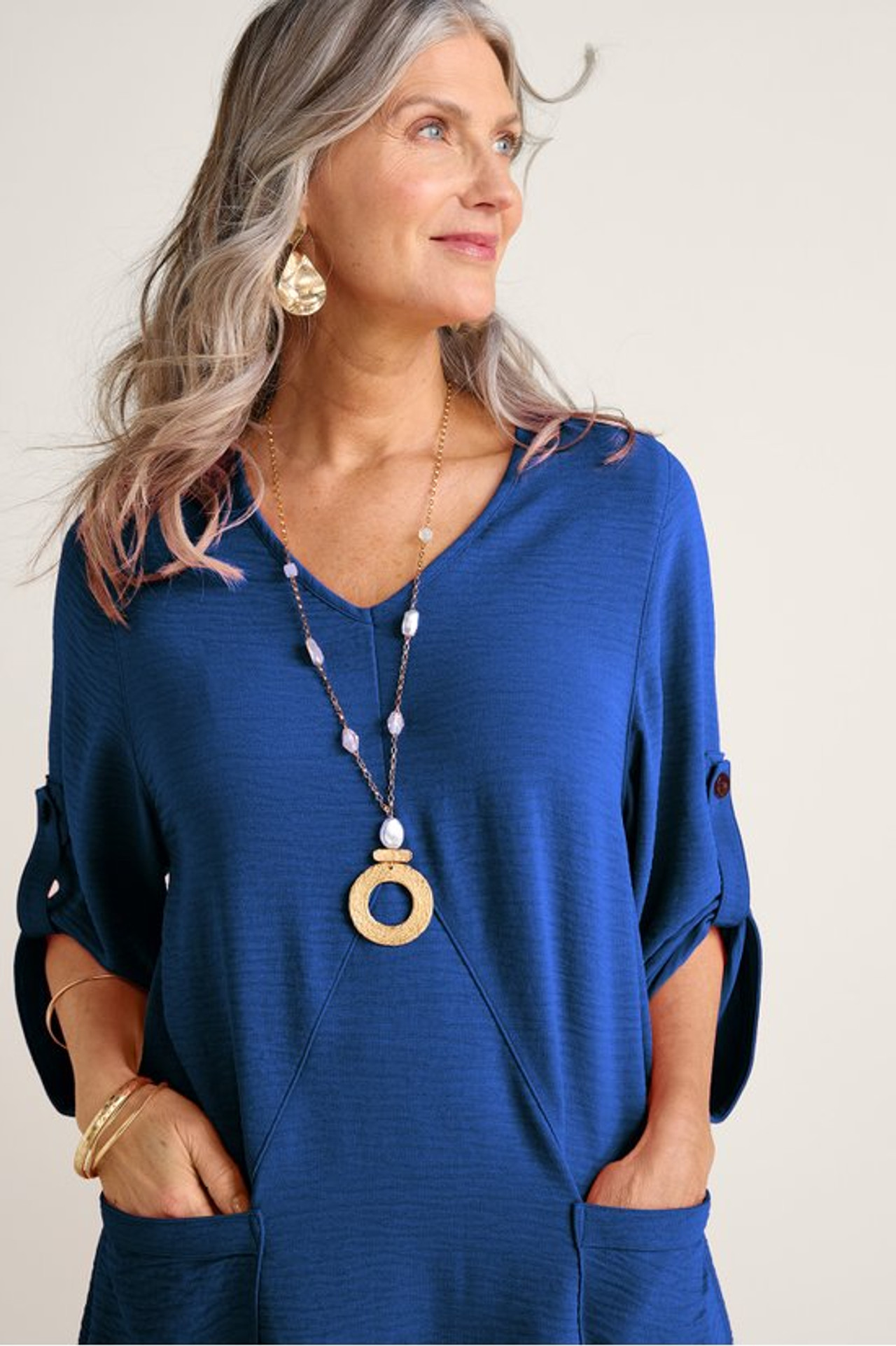 Josette Textured Tunic - Soft Surroundings Outlet