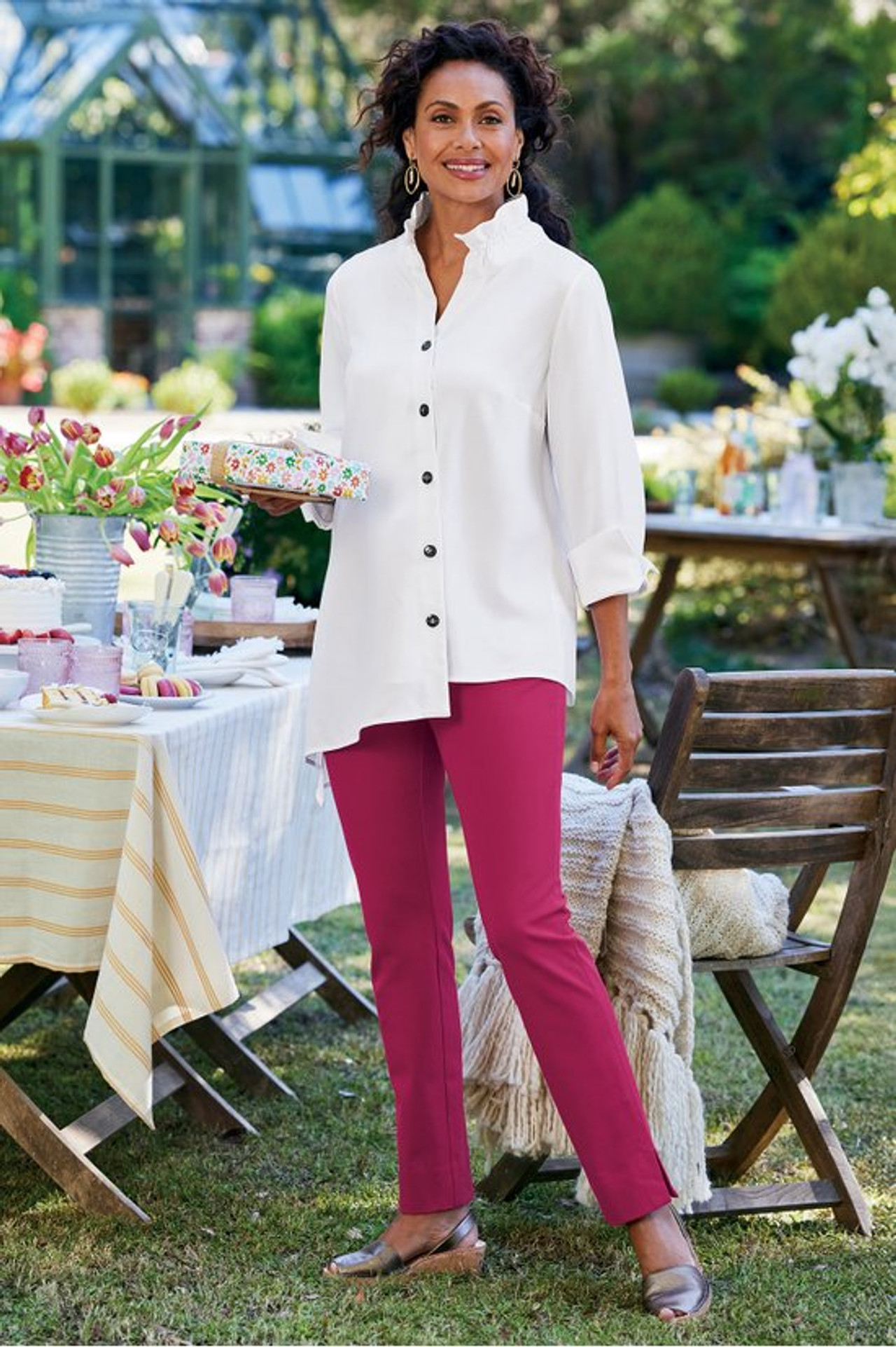 SoftEssential™ SUPERLA Slim Leg Ankle Pants - Soft Surroundings Outlet