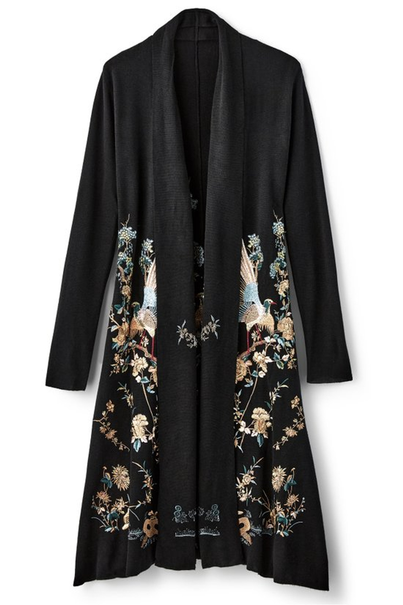 Ava Embroidered Cardigan - Soft Surroundings Outlet