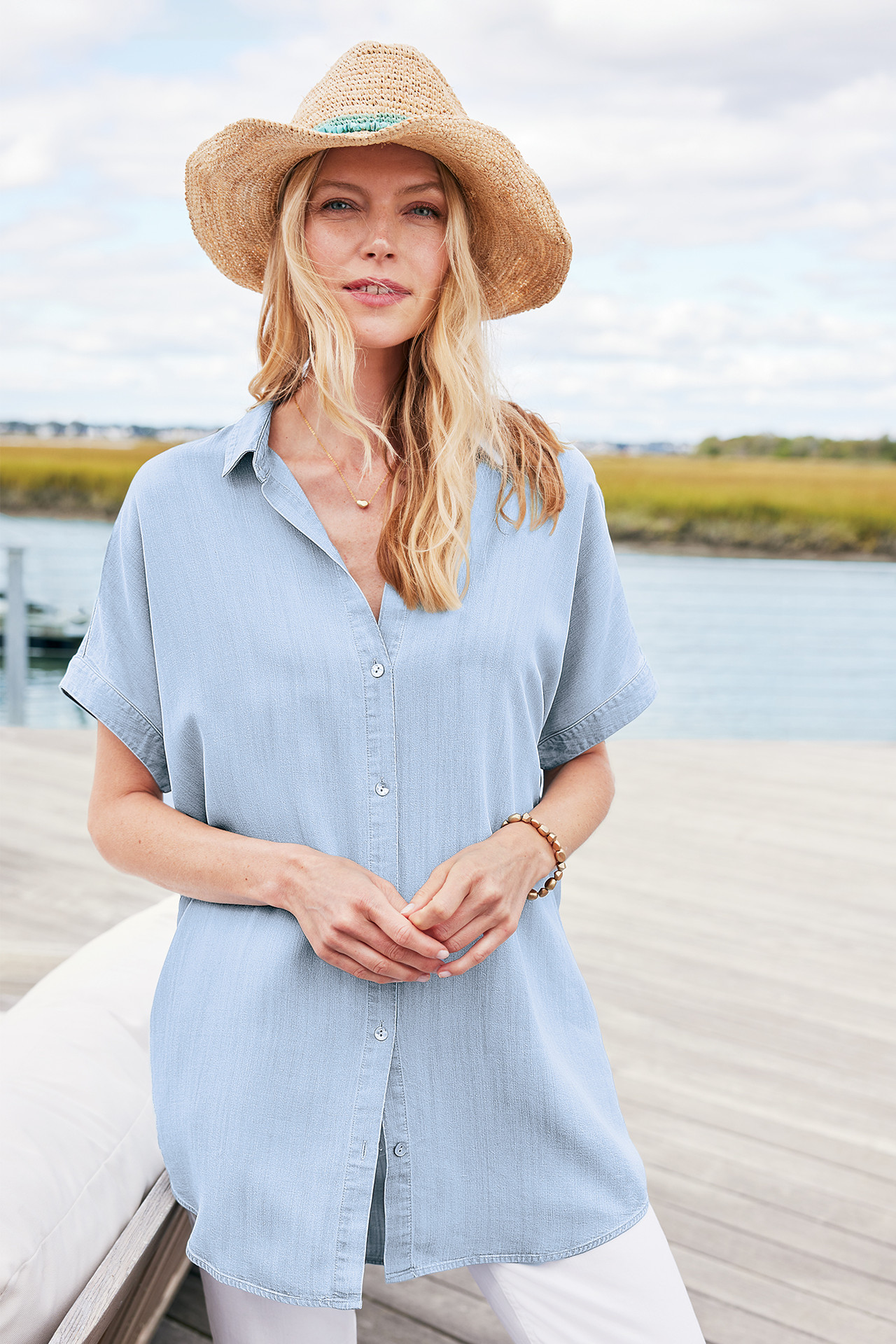 Je Veux TENCEL™ Shirt - Soft Surroundings Outlet