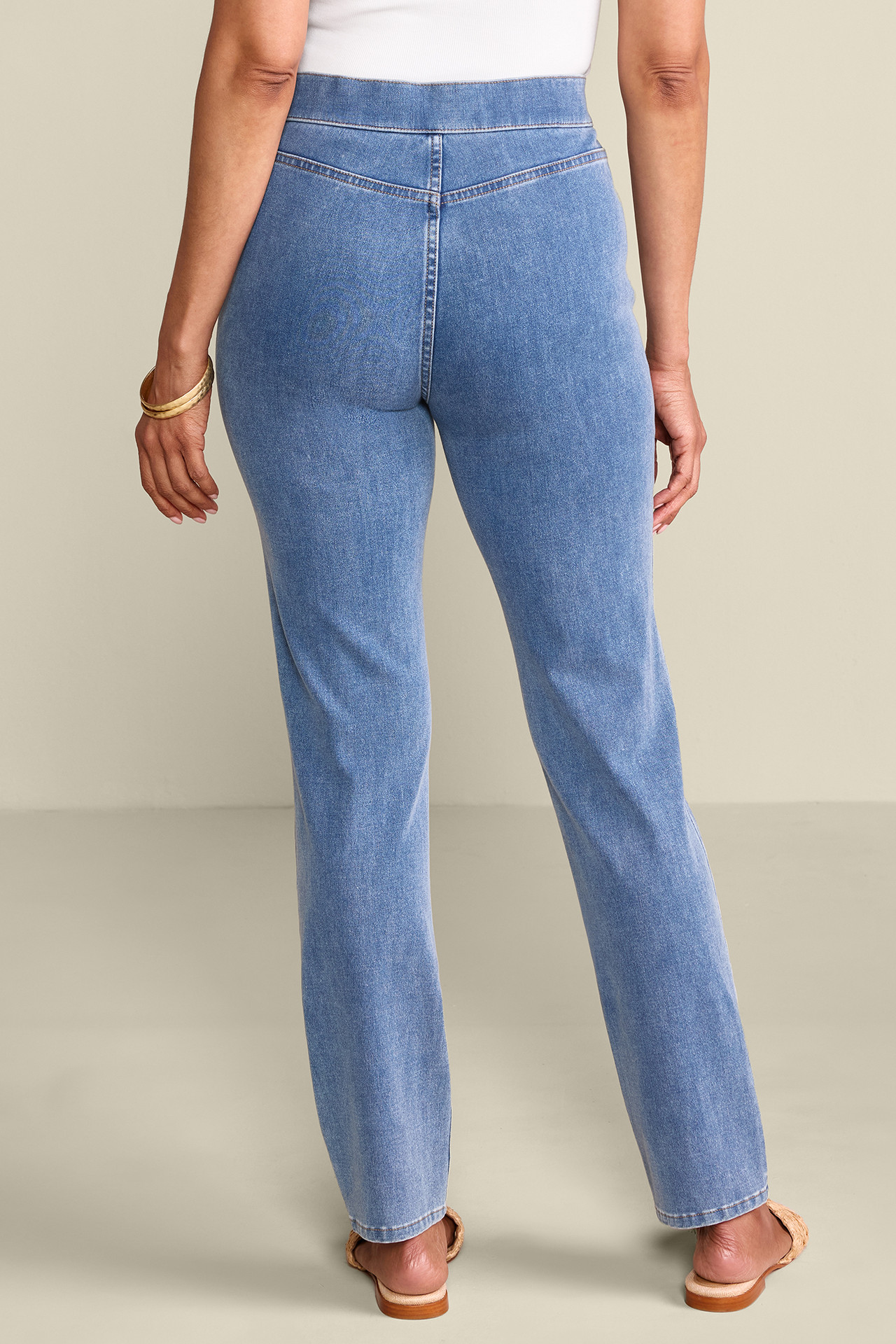 Ultimate Denim Pull-On Slim Leg Jeans - Soft Surroundings Outlet