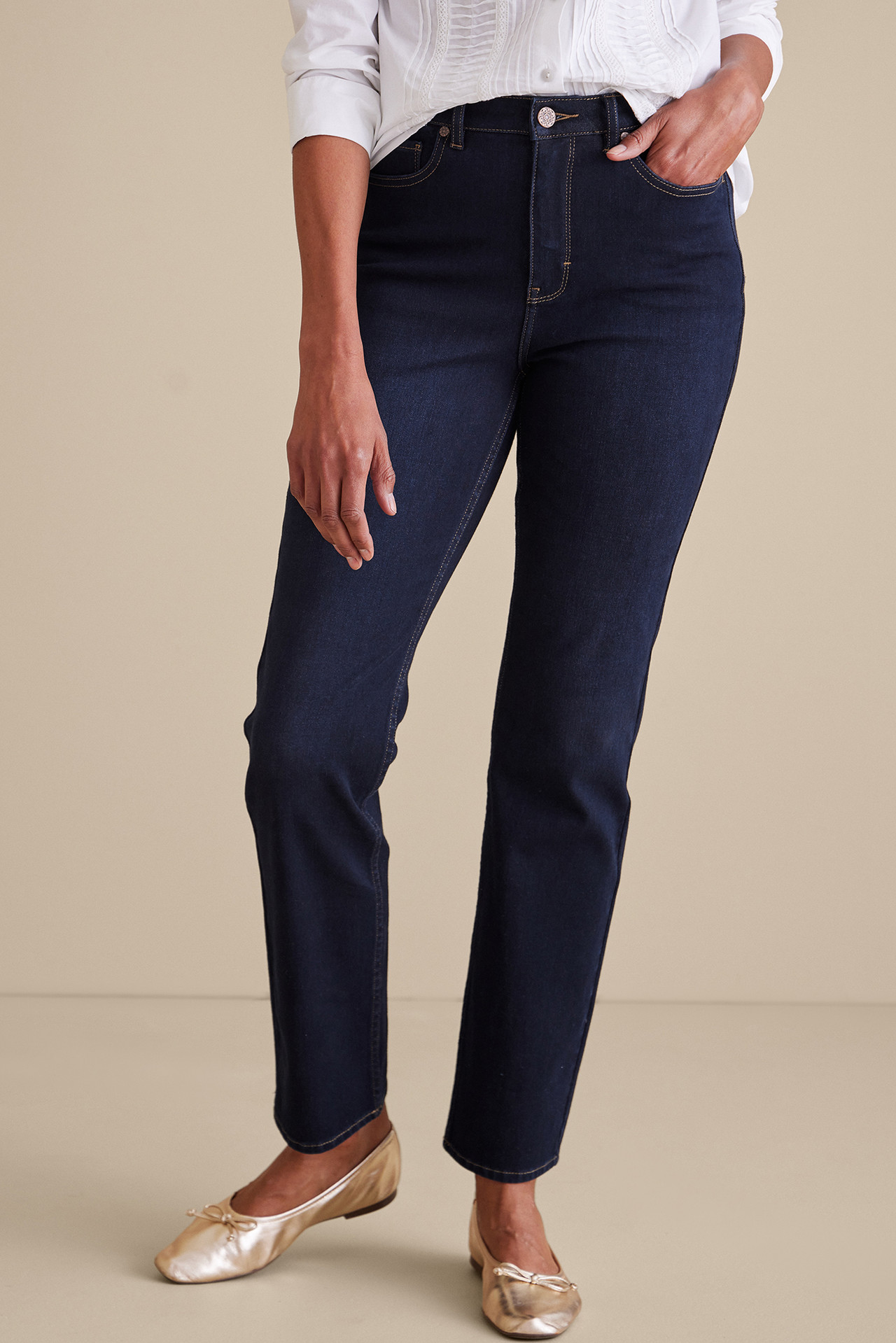 Ultimate Denim Straight Leg Jeans - Soft Surroundings Outlet