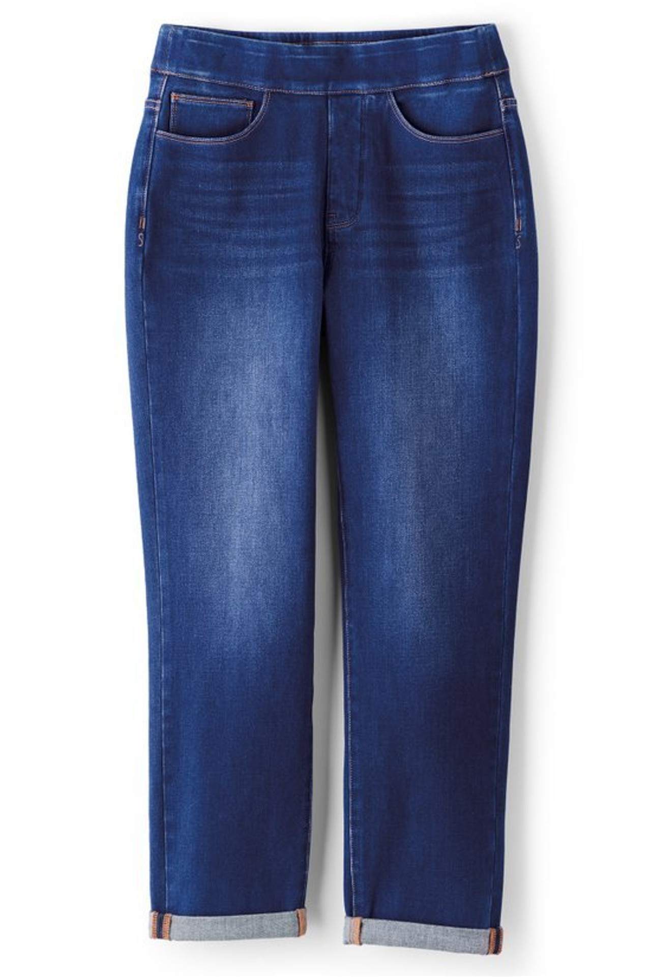 The Ultimate Denim Pull-On Crop - Soft Surroundings Outlet