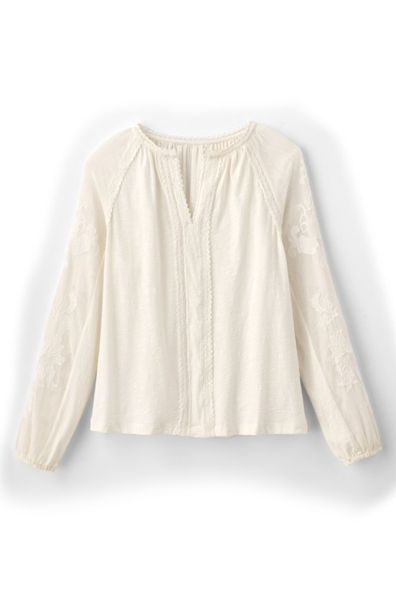 Enya Embroidered Top - Soft Surroundings Outlet
