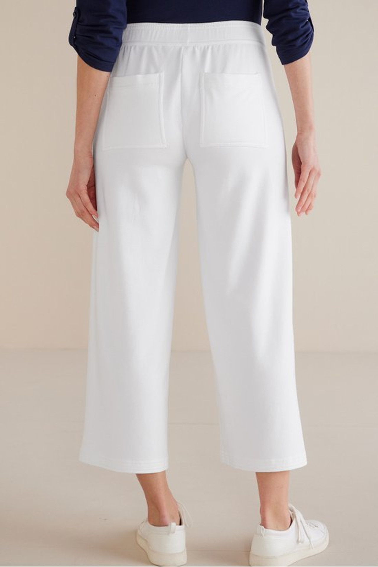 Fina French Terry Crop Pants - Soft Surroundings Outlet