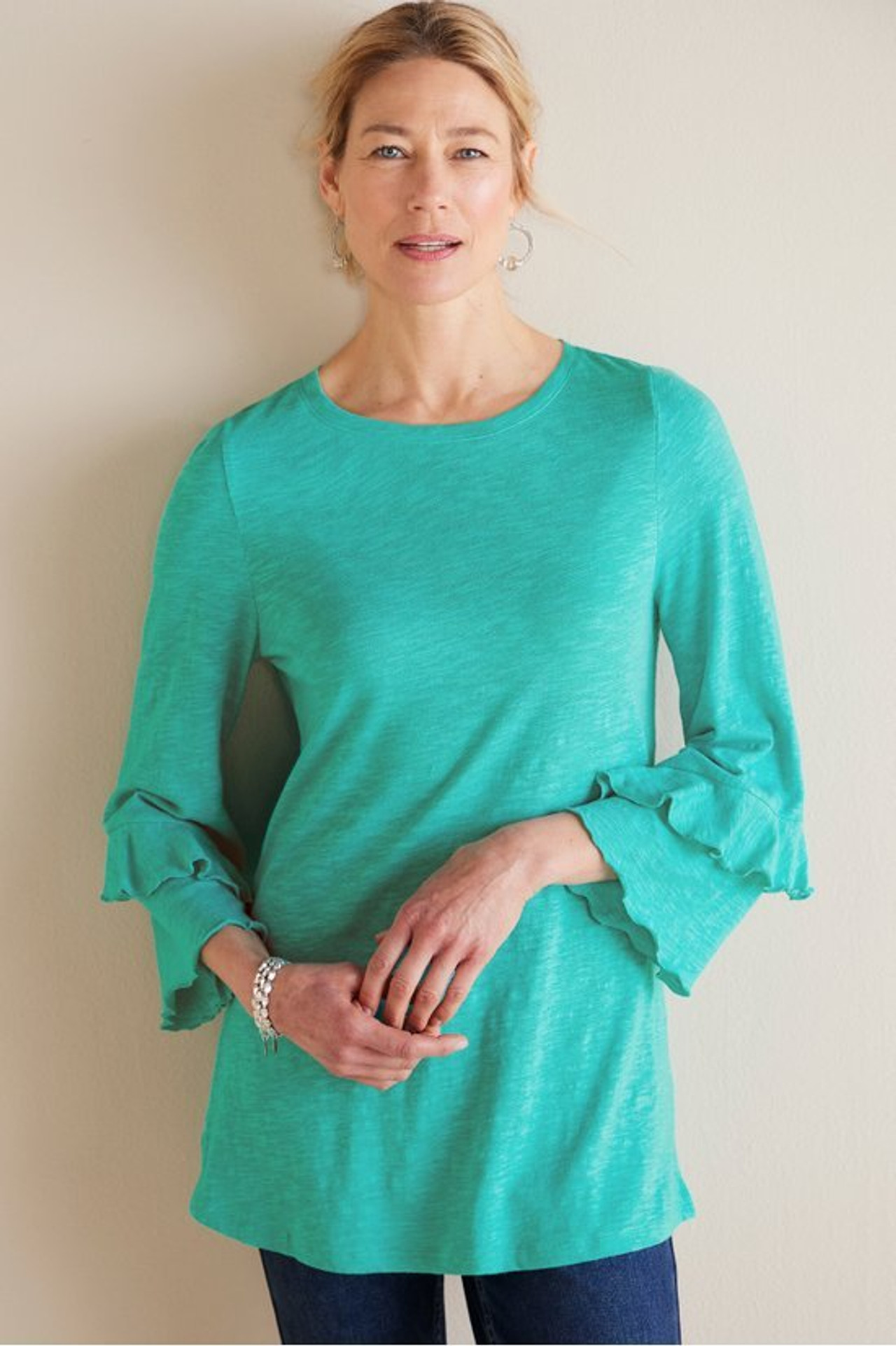 Erin Linen Blend Tunic - Soft Surroundings Outlet