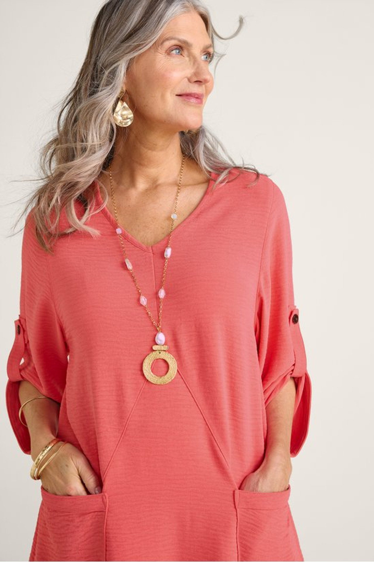Josette Textured Tunic - Soft Surroundings Outlet