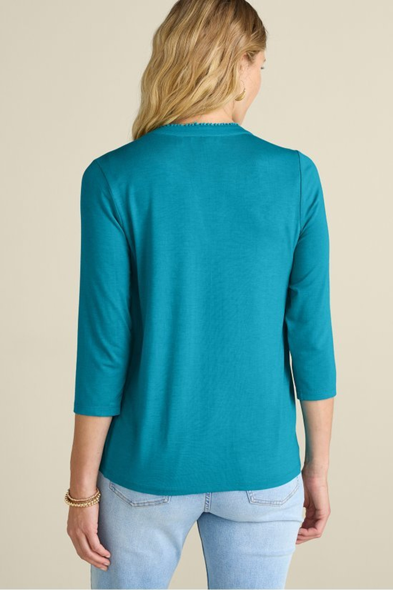 Delsie Embroidered Top - Soft Surroundings Outlet