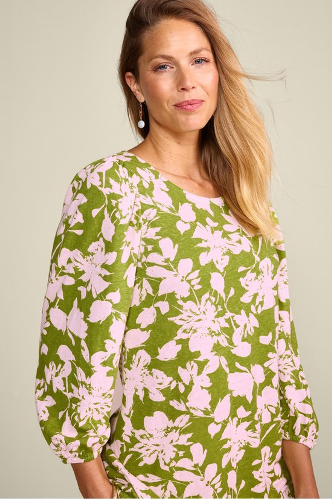 Ainsley Linen Blend Tunic - Soft Surroundings Outlet