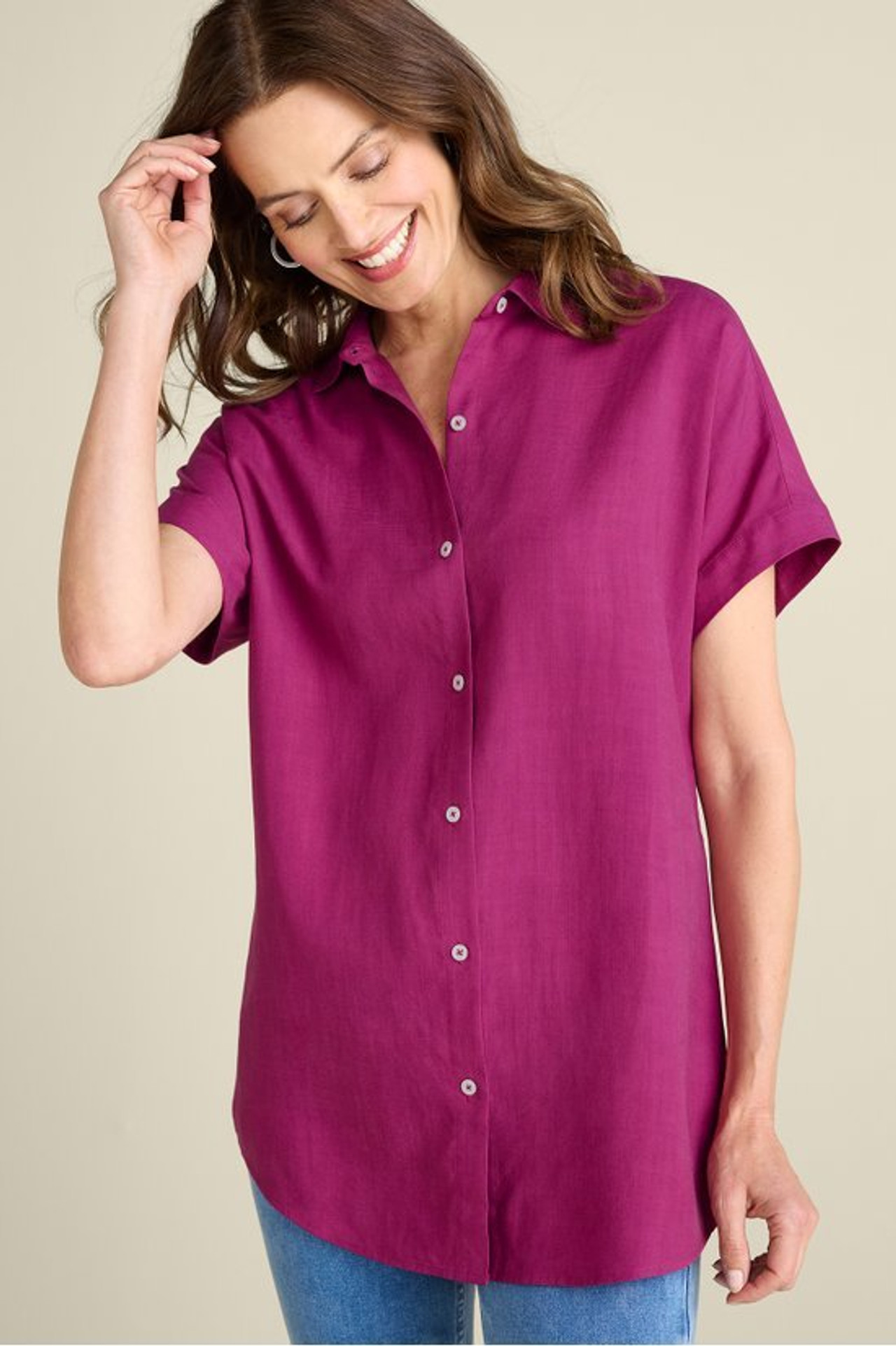 Je Veux TENCEL™ Shirt - Soft Surroundings Outlet