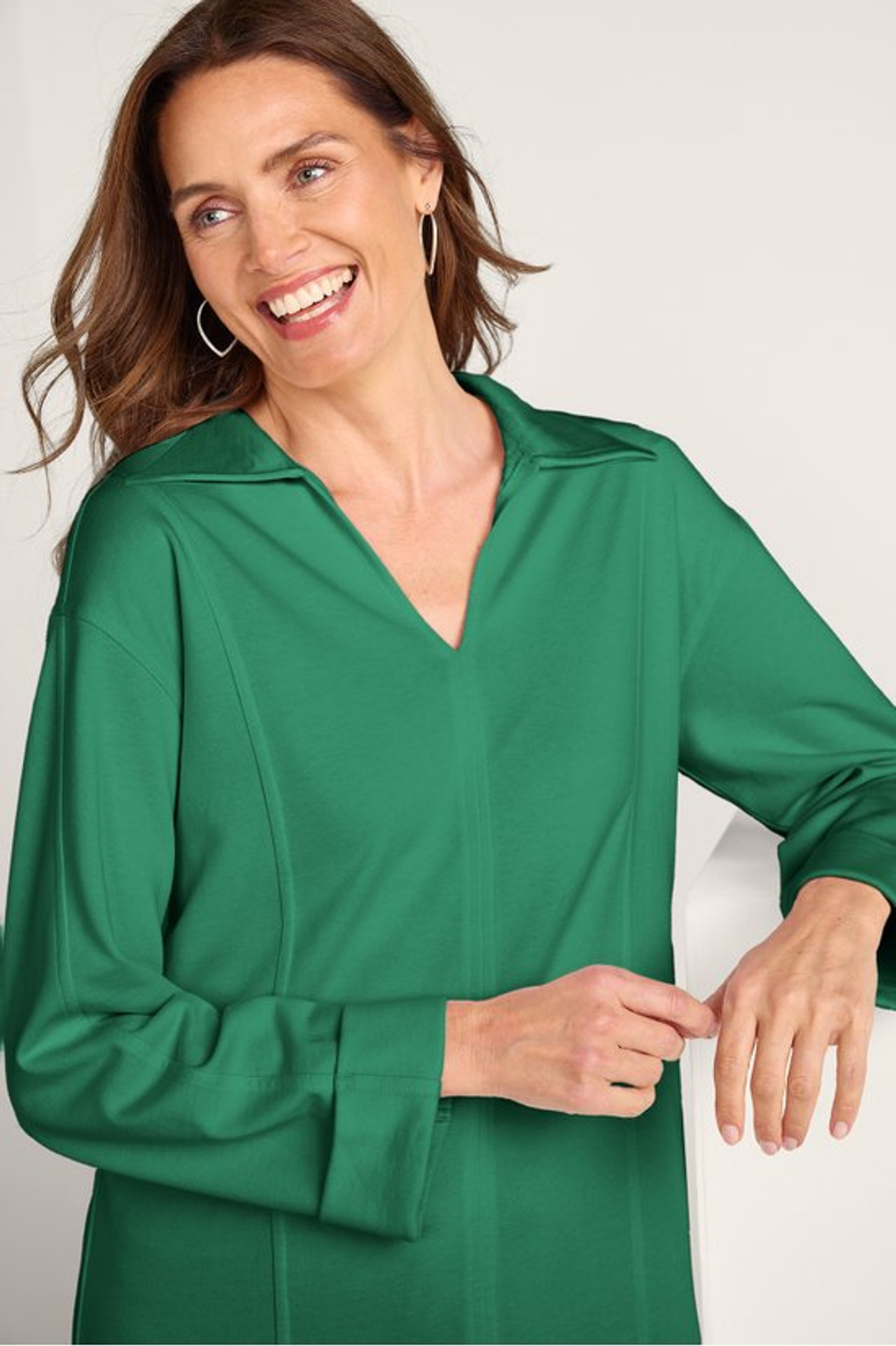 Kalindi French Terry Tunic - Soft Surroundings Outlet