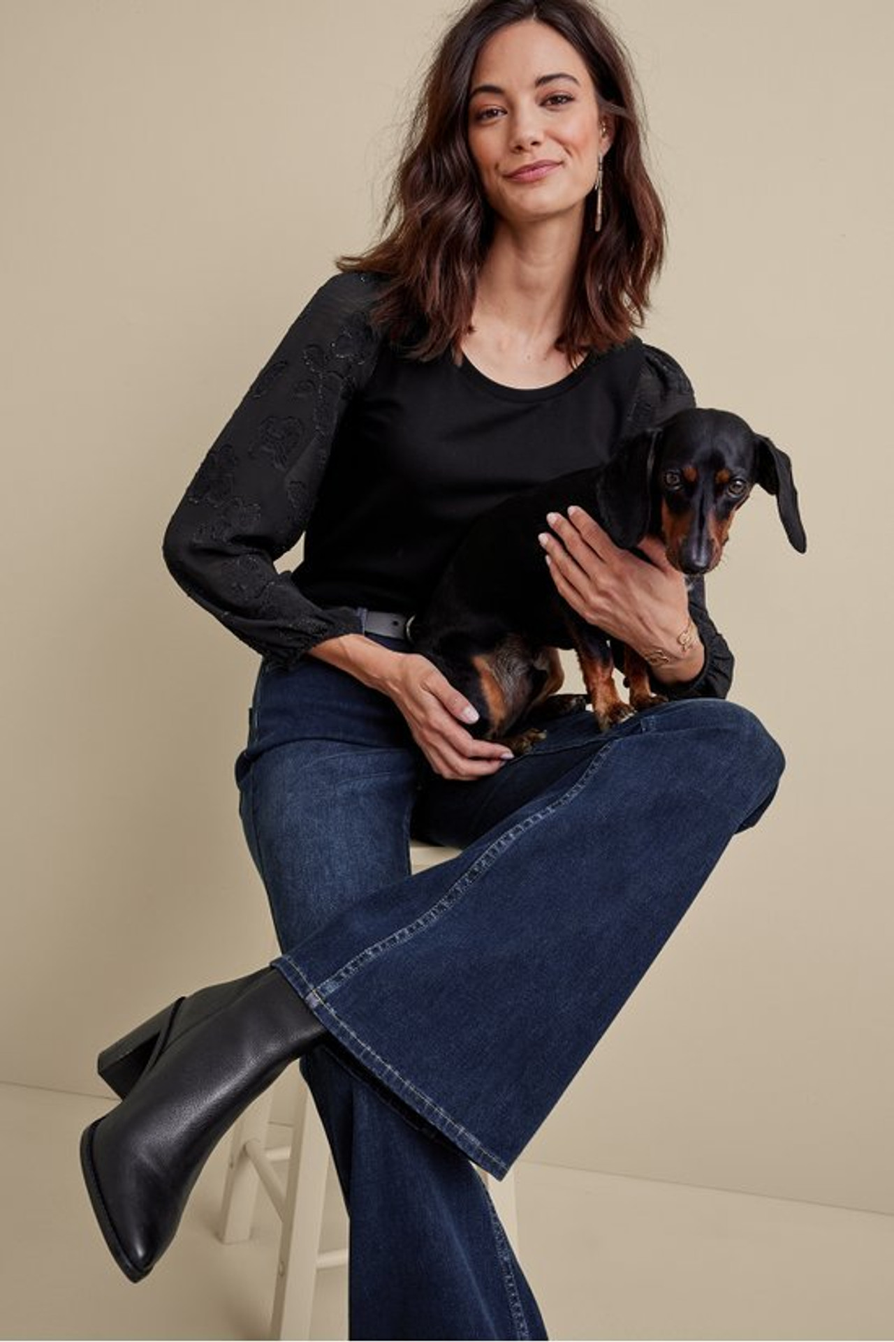 Ultimate Denim Flare Jeans - Soft Surroundings Outlet